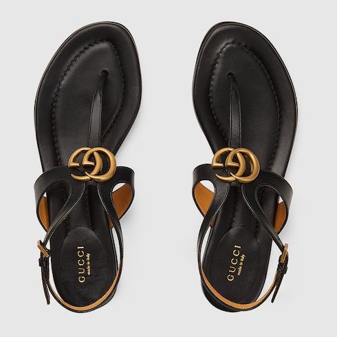 Gucci Gucci Doube G Thong Sandals SIZE 40 Size ONE SIZE - 2 Thumbnail