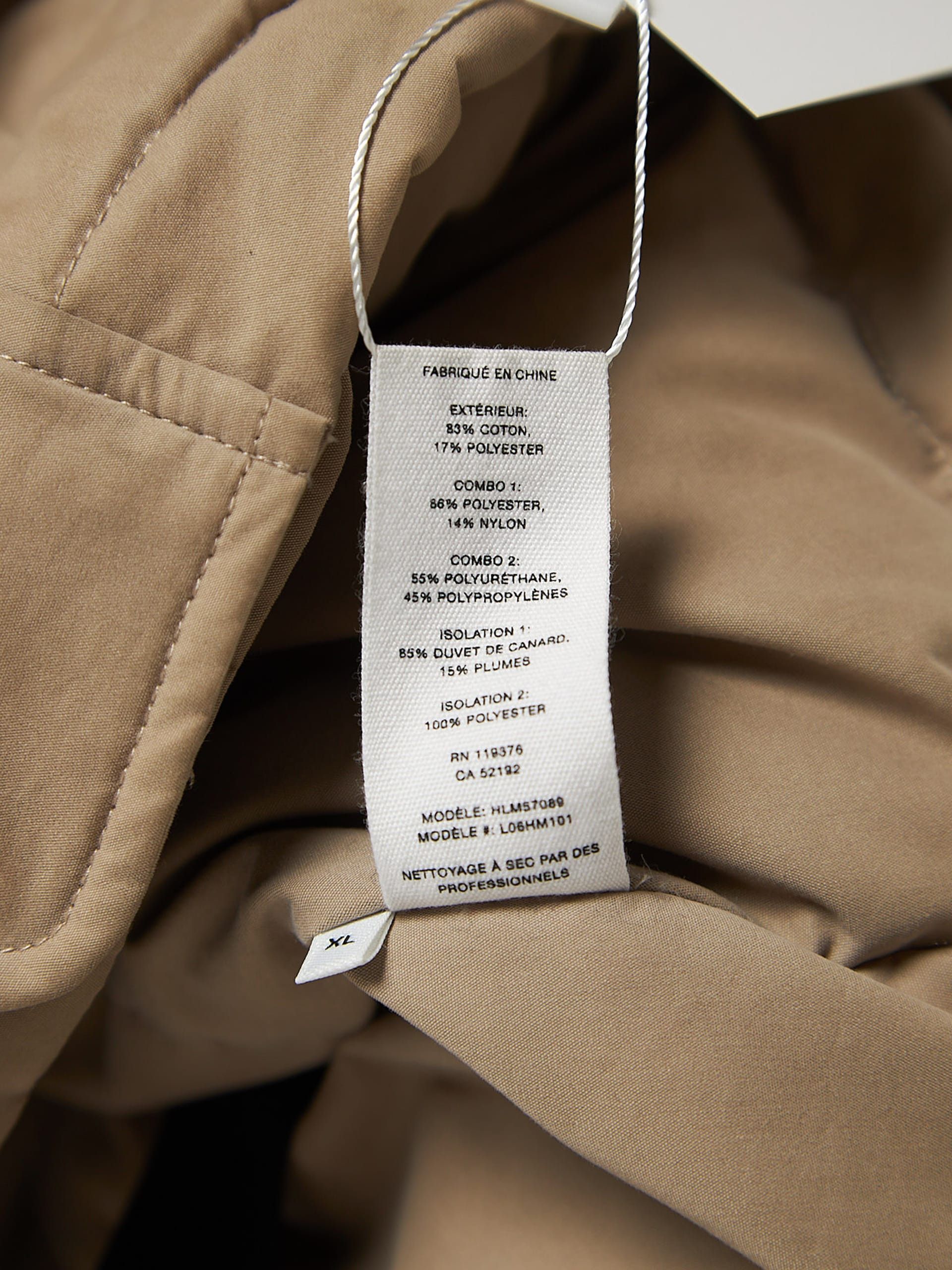 Helmut Lang Beige Black Nylon Vest Size US XL / EU 56 / 4 - 5 Thumbnail