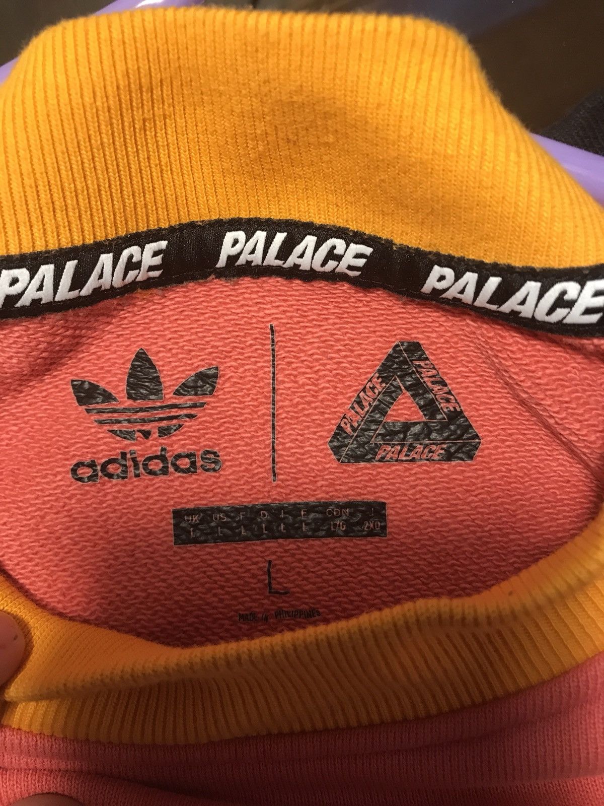 Adidas × Palace SS17 Crewneck Size US L / EU 52-54 / 3 - 7 Thumbnail