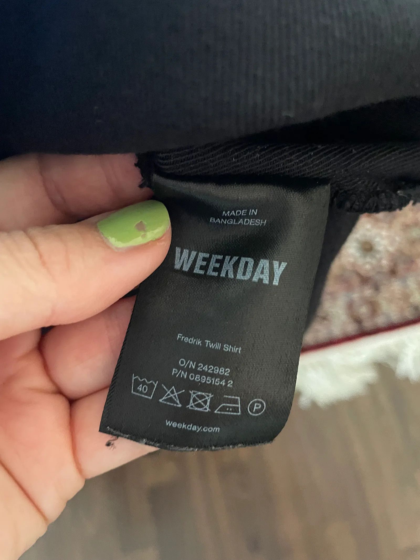 Weekday Weekday Fredrik Twill shirt Shirt Size US S / EU 44-46 / 1 - 3 Thumbnail
