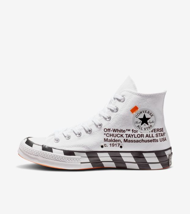 Converse x outlet off white grailed