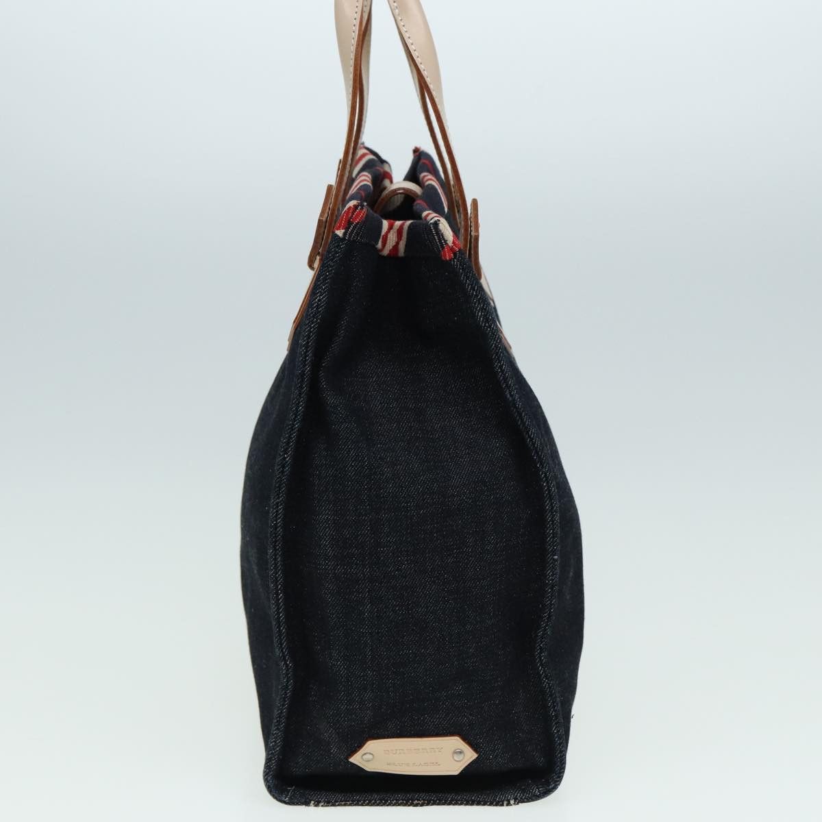 Burberry Blue Label Navy Canvas Handbag (Pre-Owned) Size ONE SIZE - 4 Thumbnail