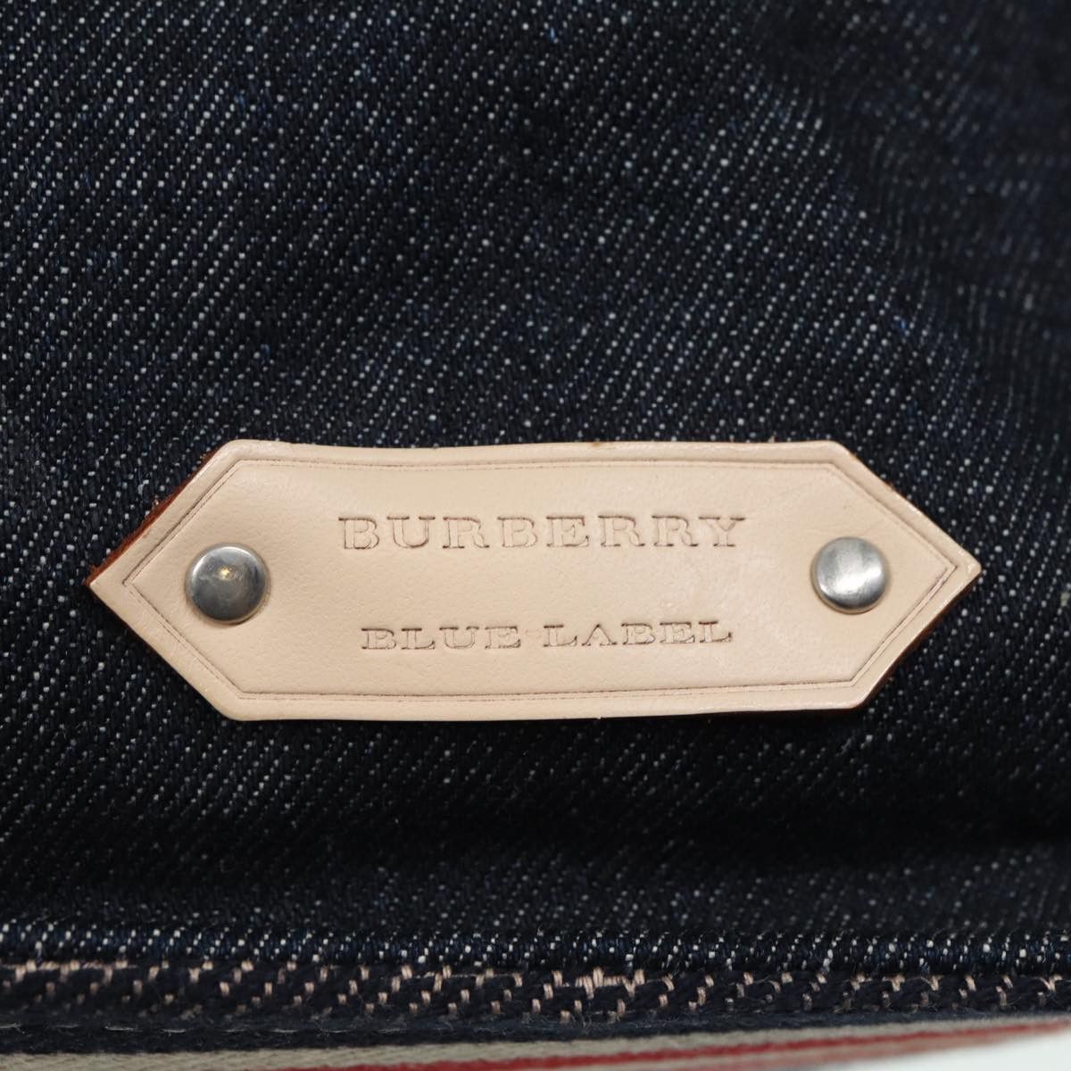 Burberry Blue Label Navy Canvas Handbag (Pre-Owned) Size ONE SIZE - 6 Thumbnail
