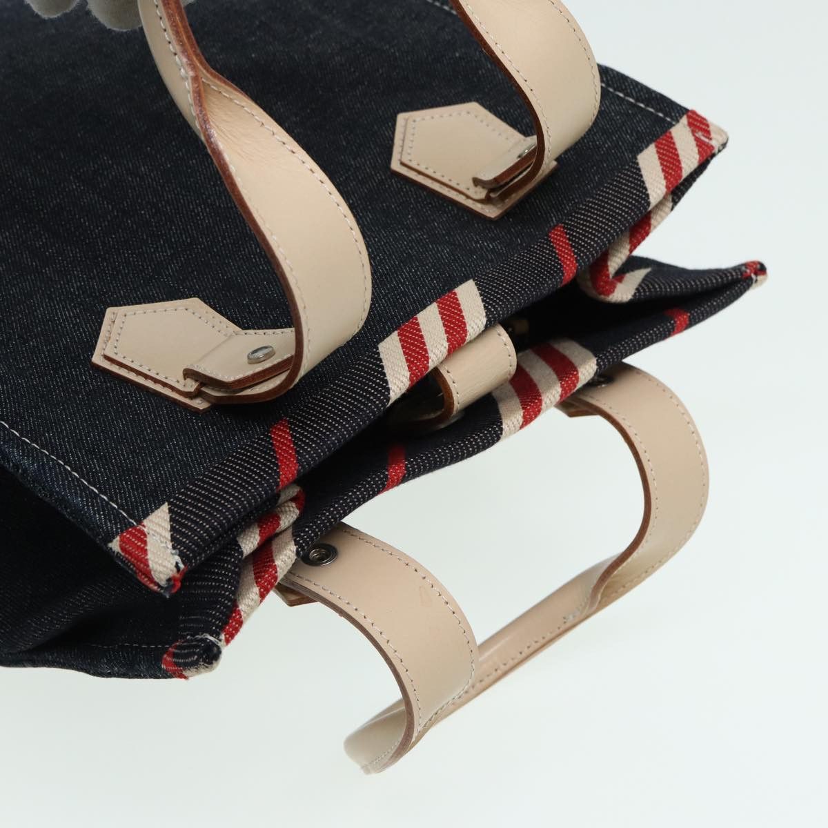 Burberry Blue Label Navy Canvas Handbag (Pre-Owned) Size ONE SIZE - 10 Thumbnail