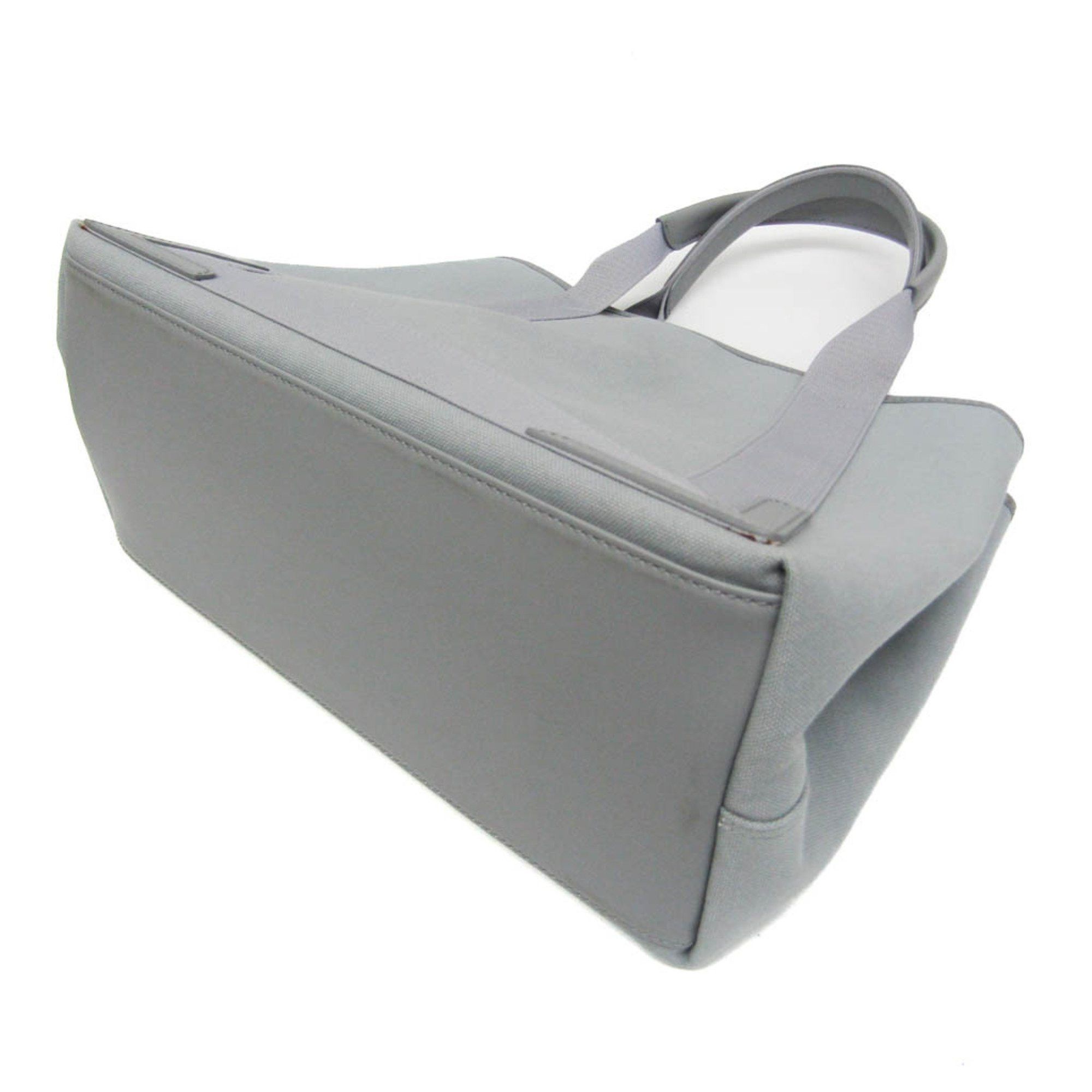 Balenciaga Navy Cabas Grey Leather Tote Bag (Pre-Owned) Size ONE SIZE - 2 Thumbnail