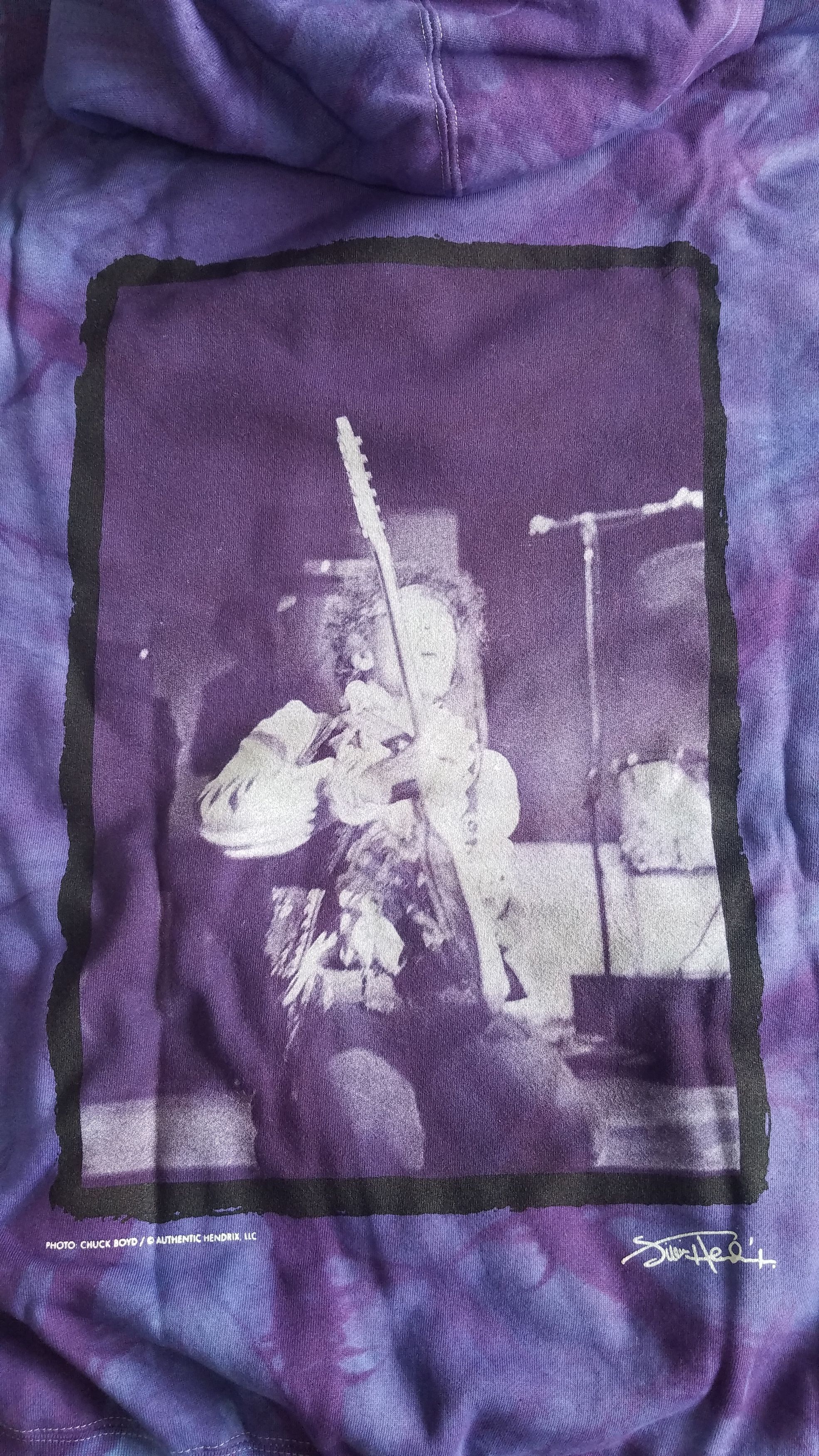 Diamond outlets Supply Co Jimi Hendrix Purple Haze Pullover Hoodie Size Medium RARE