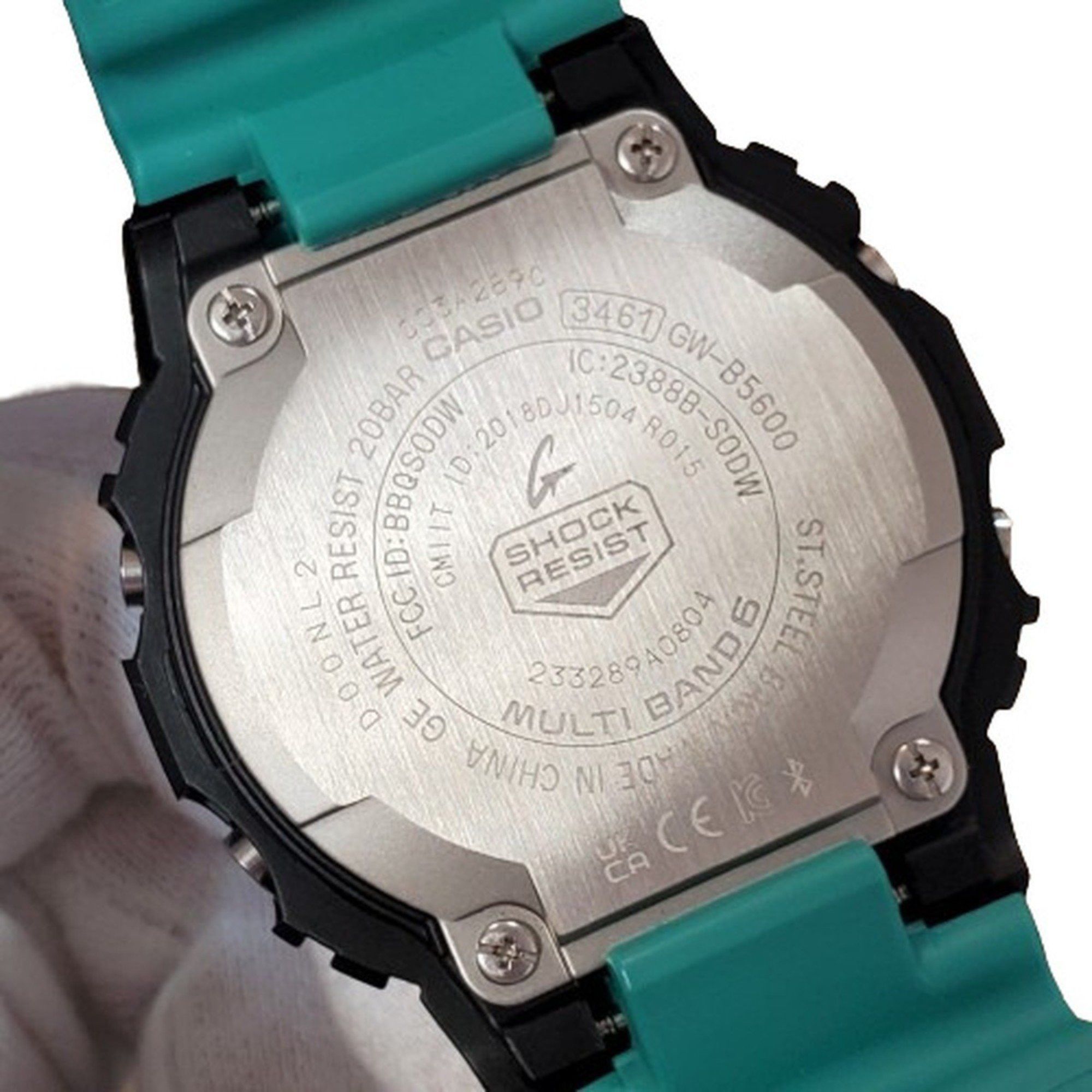 Casio G-SHOCK CASIO Watch GW-B5600BL-1JF Square Digital Bluetooth Radio Solar Tough Speed Multiband 6 Neon Purple Kaizuka Store ITR65FWVRQ1C Size ONE SIZE - 7 Thumbnail