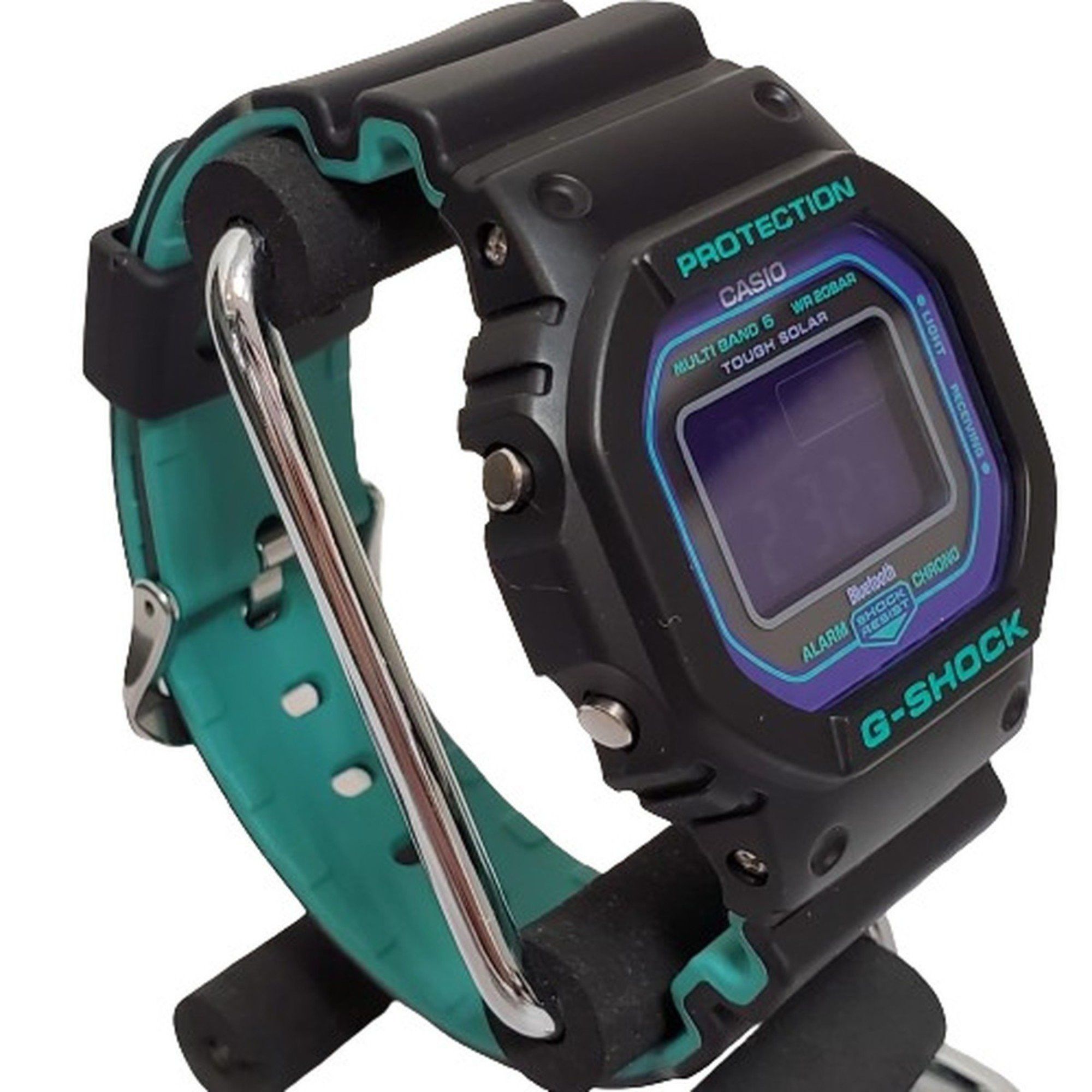 Casio G-SHOCK CASIO Watch GW-B5600BL-1JF Square Digital Bluetooth Radio Solar Tough Speed Multiband 6 Neon Purple Kaizuka Store ITR65FWVRQ1C Size ONE SIZE - 3 Thumbnail