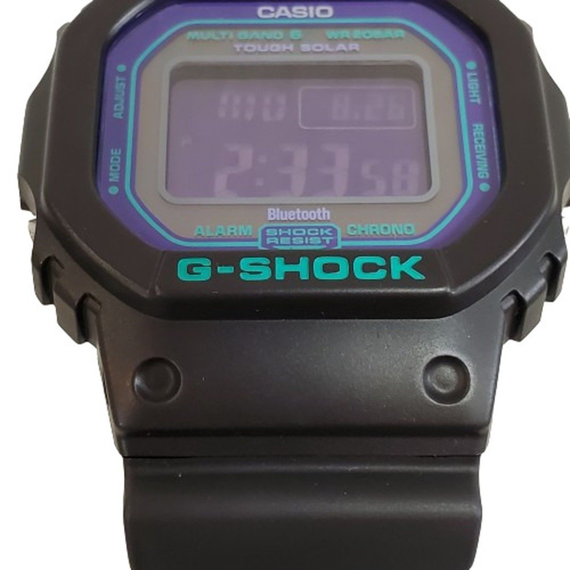 Casio G-SHOCK CASIO Watch GW-B5600BL-1JF Square Digital Bluetooth Radio Solar Tough Speed Multiband 6 Neon Purple Kaizuka Store ITR65FWVRQ1C Size ONE SIZE - 6 Thumbnail
