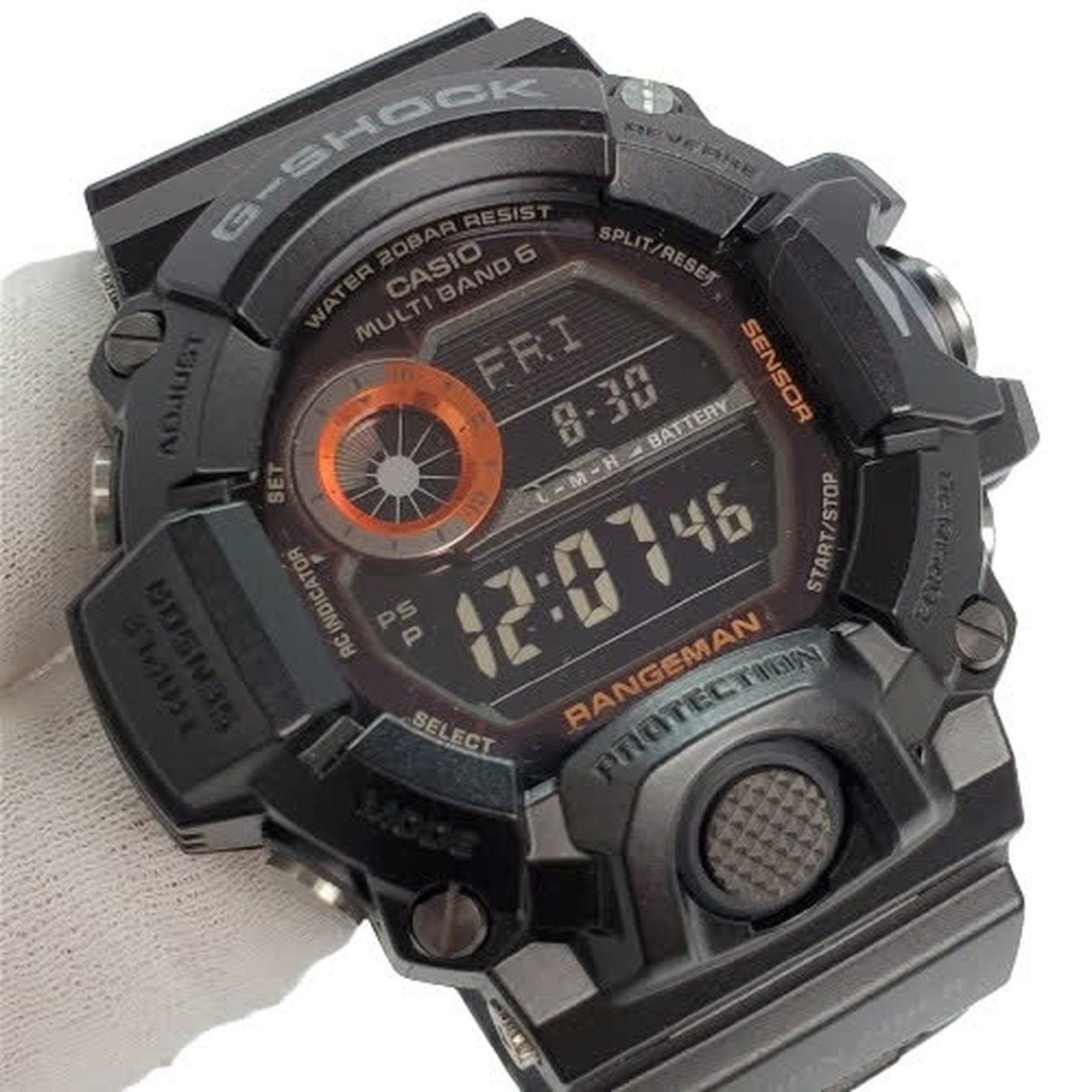 Casio G-SHOCK CASIO Watch GW-9400BJ-1JF RANGEMAN Radio Solar Black Tough Kaizuka Store IT5NBLAFT2X0 Size ONE SIZE - 4 Thumbnail