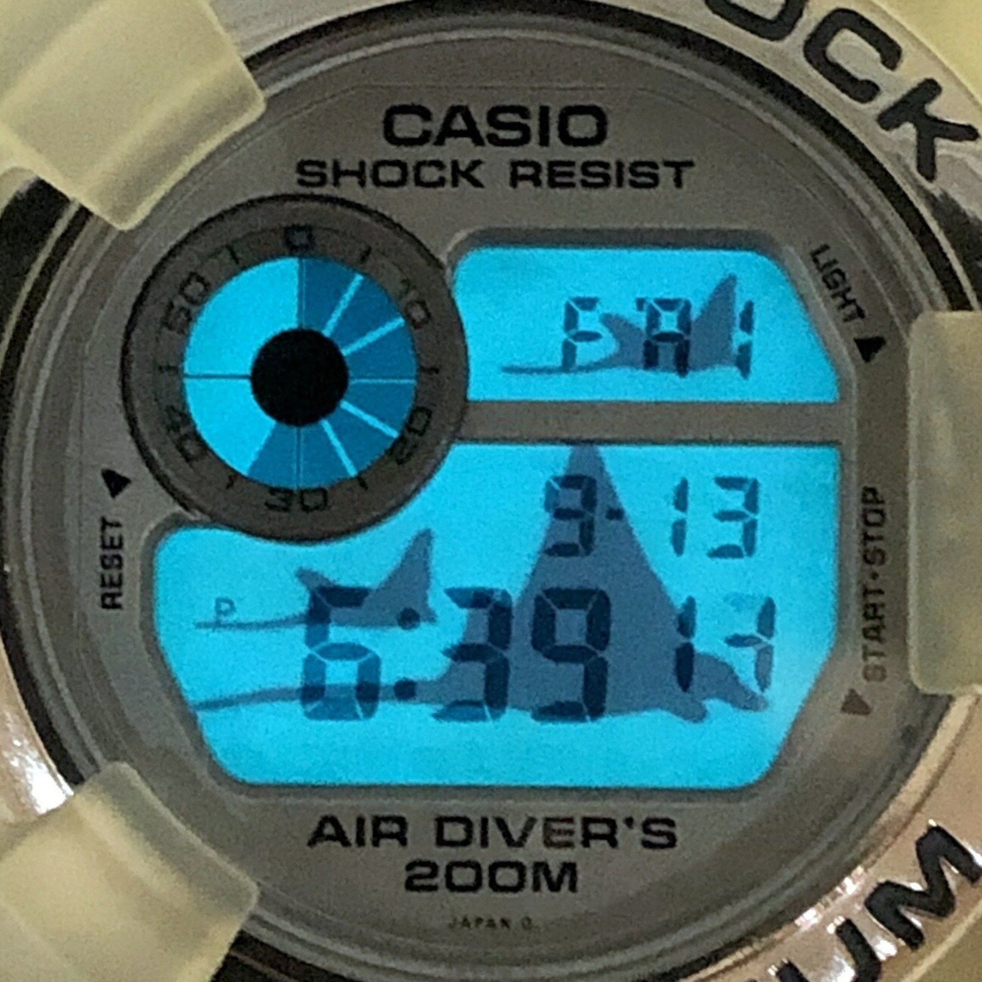 Casio G-SHOCK CASIO Watch DW-8201WC-8T FROGMAN W.C.C.S. Triple Manta EL Titanium Case World Coral Reef Conservation Society White Skeleton Black Released June 1998 Mikunigaoka Store ITF256TFWSW9 Size ONE SIZE - 9 Thumbnail