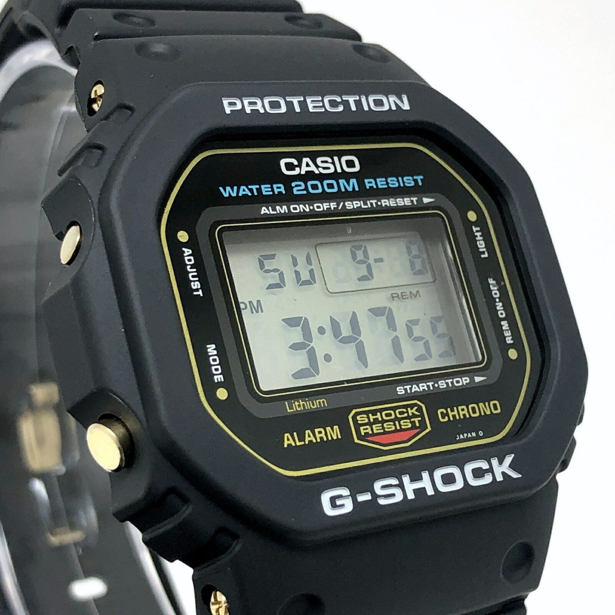Casio G-SHOCK CASIO Watch DW-5600C-9V M901 Officially restored product Overseas 200M Speed model Gold Ver. Green miniature bulb Released June 1987 SPEED Mikunigaoka store ITSLMP88I6F0 Size ONE SIZE - 4 Thumbnail