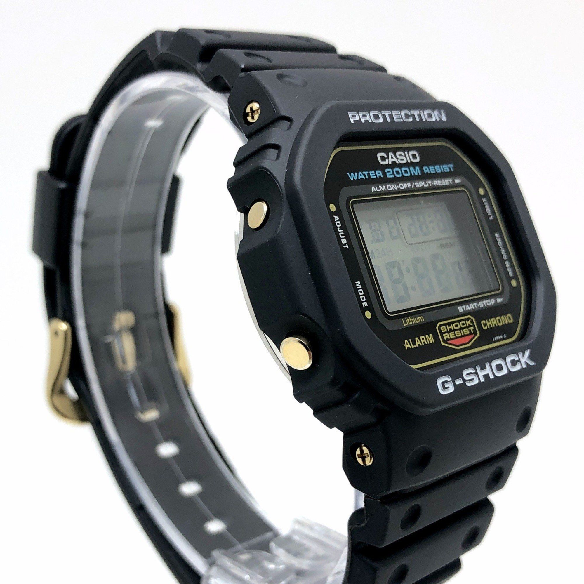 Casio G-SHOCK CASIO Watch DW-5600C-9V M901 Officially restored product Overseas 200M Speed model Gold Ver. Green miniature bulb Released June 1987 SPEED Mikunigaoka store ITSLMP88I6F0 Size ONE SIZE - 3 Thumbnail