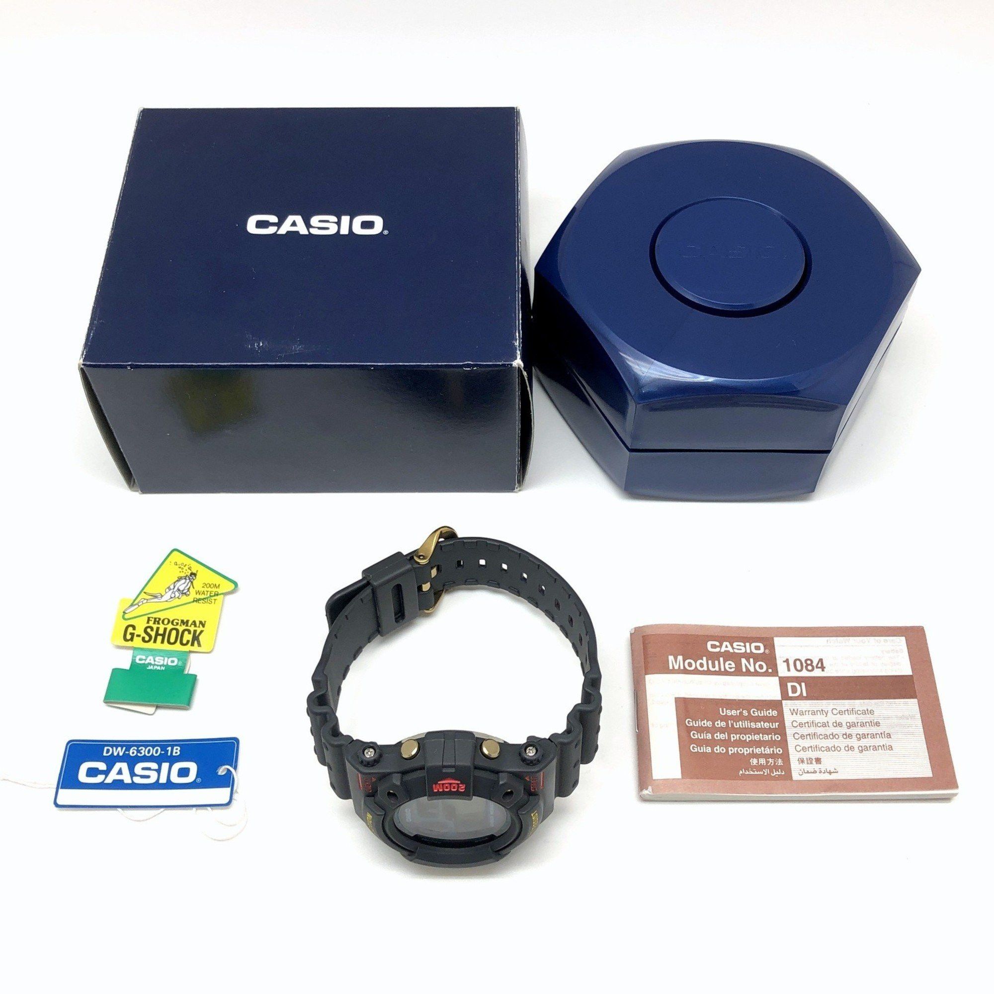 Casio G-SHOCK CASIO Watch DW-6300-1B FROGMAN First generation Frogman Early Frog Dark Gray Green Bean Bulb Released August 1993 Mikunigaoka Store ITUI3QBYFH64 Size ONE SIZE - 10 Thumbnail