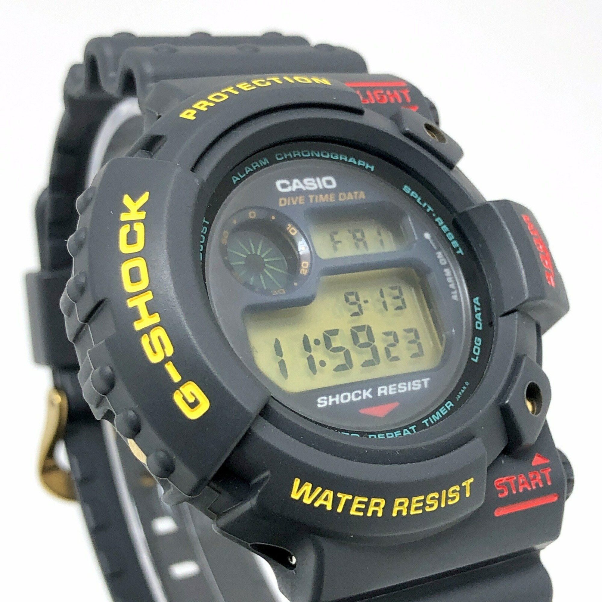 Casio G-SHOCK CASIO Watch DW-6300-1B FROGMAN First generation Frogman Early Frog Dark Gray Green Bean Bulb Released August 1993 Mikunigaoka Store ITUI3QBYFH64 Size ONE SIZE - 4 Thumbnail