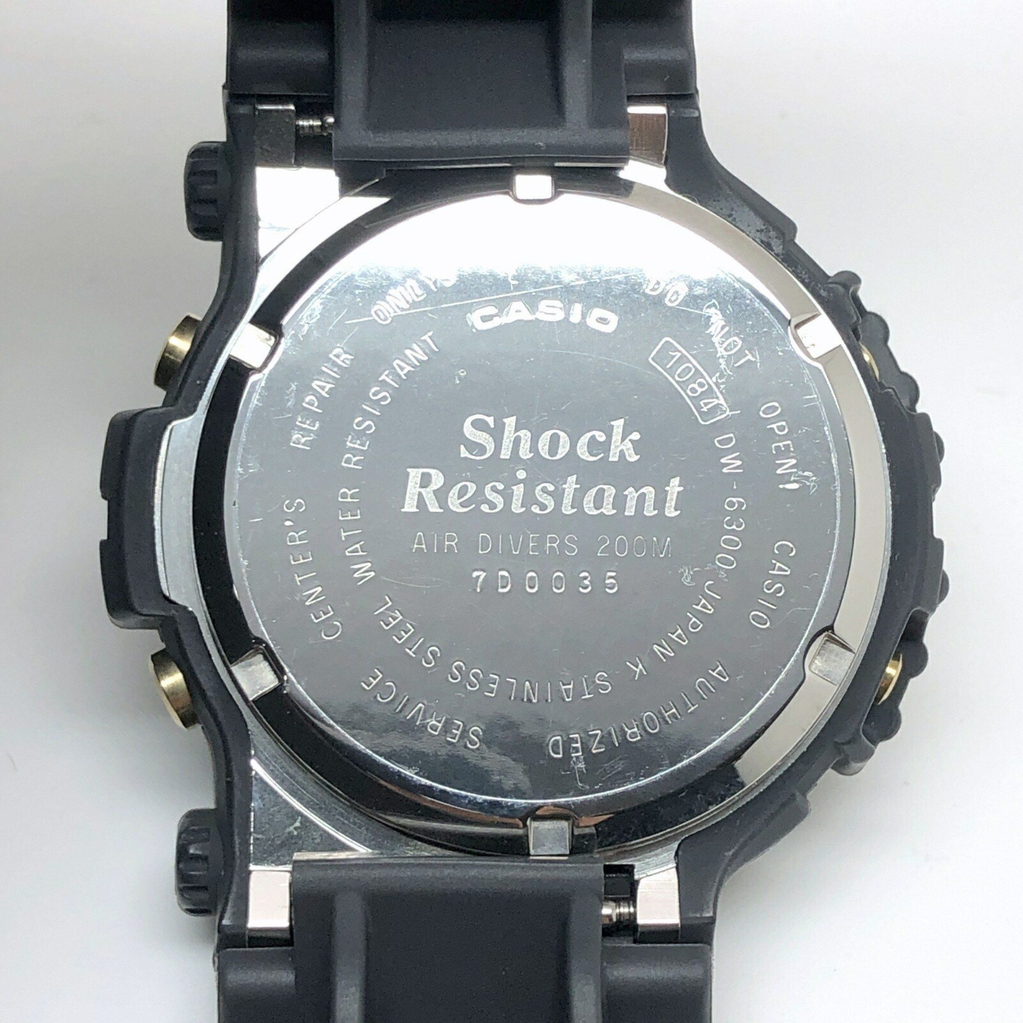 Casio G-SHOCK CASIO Watch DW-6300-1B FROGMAN First generation Frogman Early Frog Dark Gray Green Bean Bulb Released August 1993 Mikunigaoka Store ITUI3QBYFH64 Size ONE SIZE - 8 Thumbnail