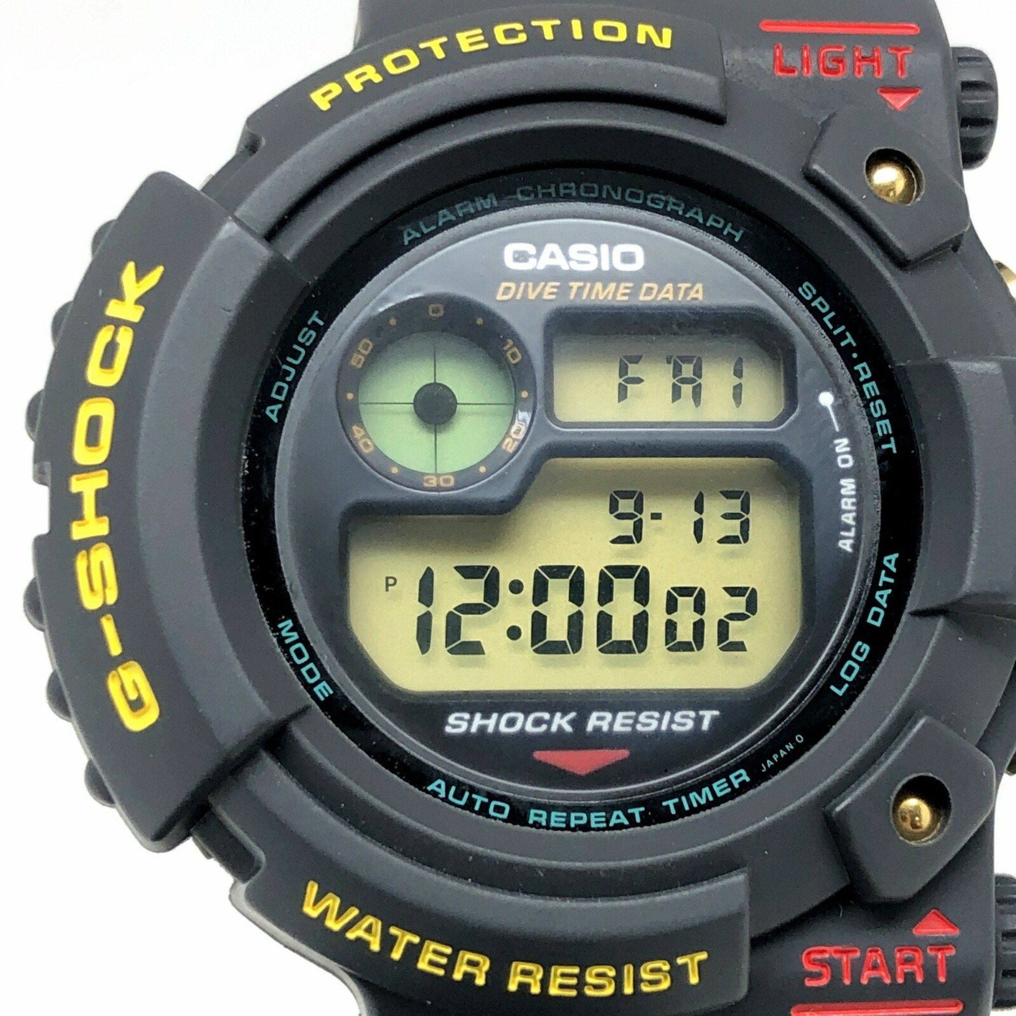 Casio G-SHOCK CASIO Watch DW-6300-1B FROGMAN First generation Frogman Early Frog Dark Gray Green Bean Bulb Released August 1993 Mikunigaoka Store ITUI3QBYFH64 Size ONE SIZE - 5 Thumbnail