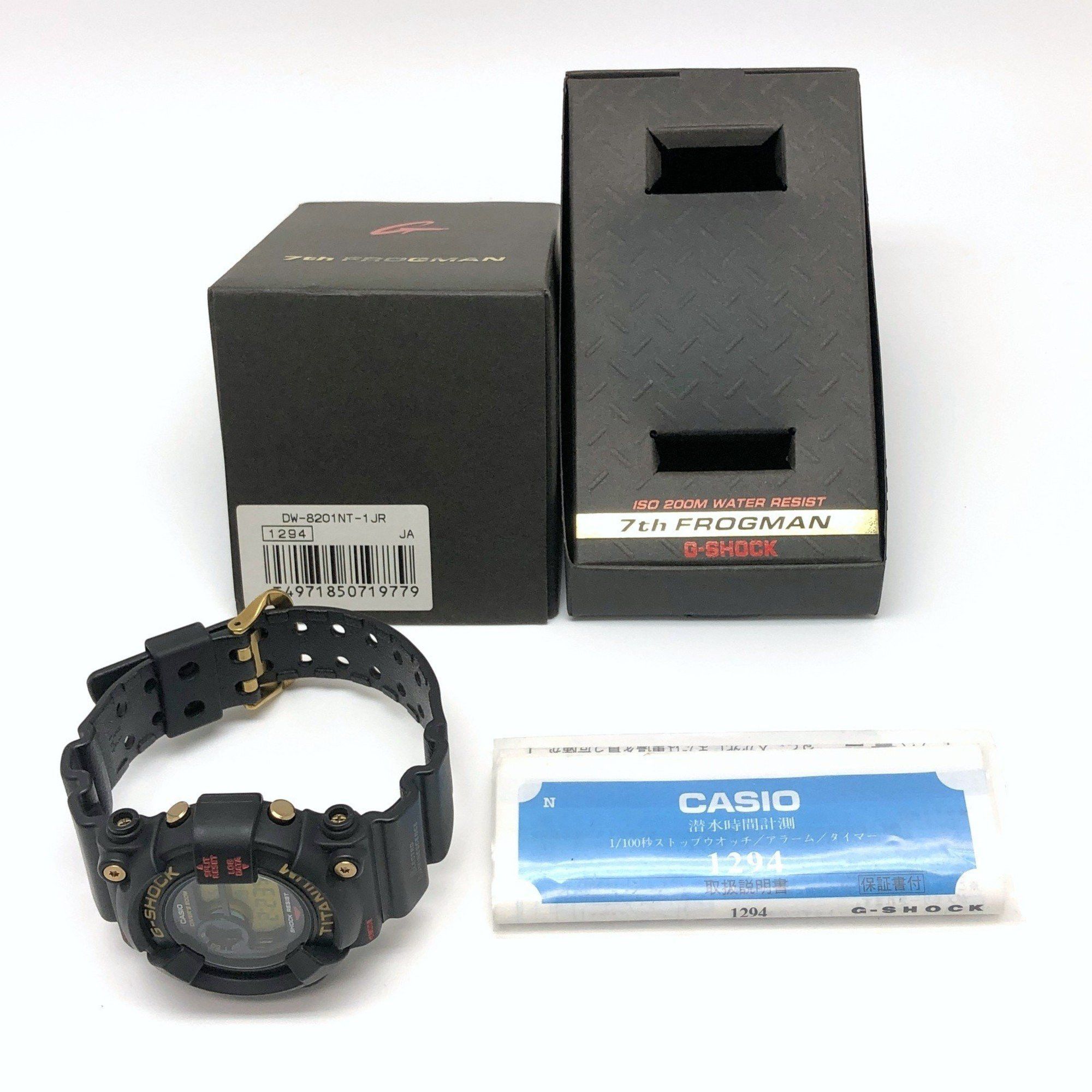 Casio G-SHOCK CASIO Watch DW-8201NT-1 7th FROGMAN Anniversary Model First Color Titanium Case Released November 2000 Mikunigaoka Store IT3RQCMC7V9W Size ONE SIZE - 10 Thumbnail