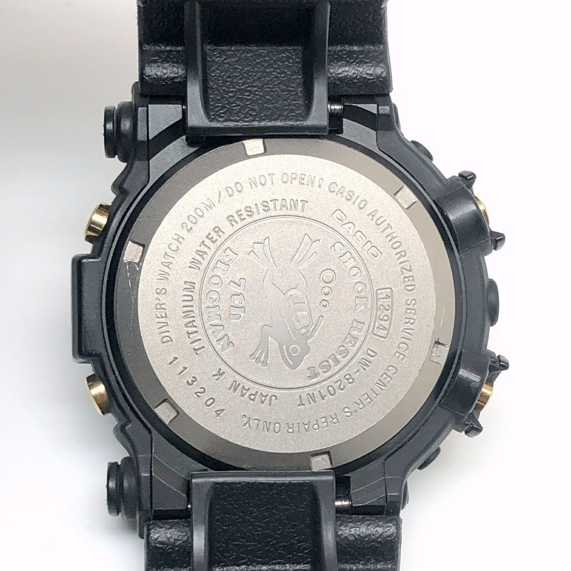 Casio G-SHOCK CASIO Watch DW-8201NT-1 7th FROGMAN Anniversary Model First Color Titanium Case Released November 2000 Mikunigaoka Store IT3RQCMC7V9W Size ONE SIZE - 8 Thumbnail