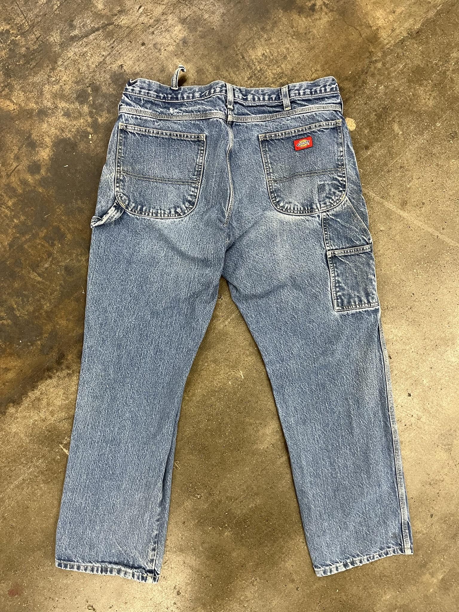 Jean × Vintage 2000's Dickies Painter Jeans (Broken Back Belt Loop) Size US 36 / EU 52 - 3 Thumbnail
