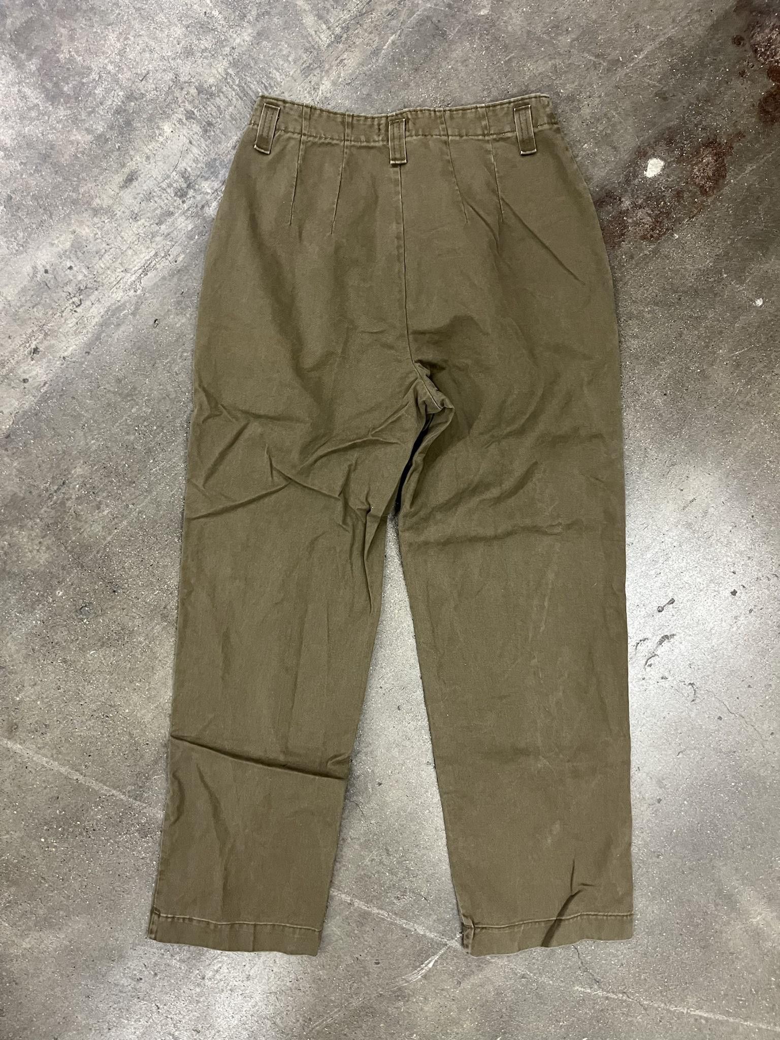 Vintage Vintage Lee Rivited Back Pleated Slacks (27) Size US 28 / EU 44 - 3 Thumbnail