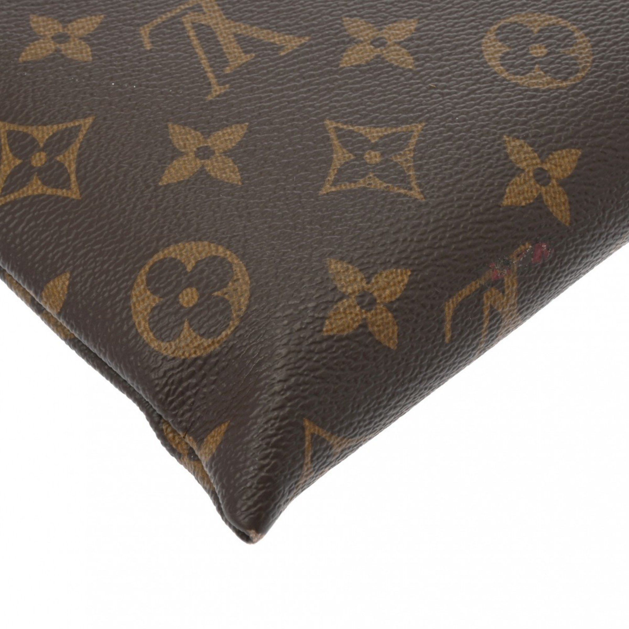 Louis Vuitton Louis Vuitton Monogram Solaray Pochette Clutch Bag Brown/Black/Orange M44484 Men's Canvas Second Size ONE SIZE - 9 Thumbnail
