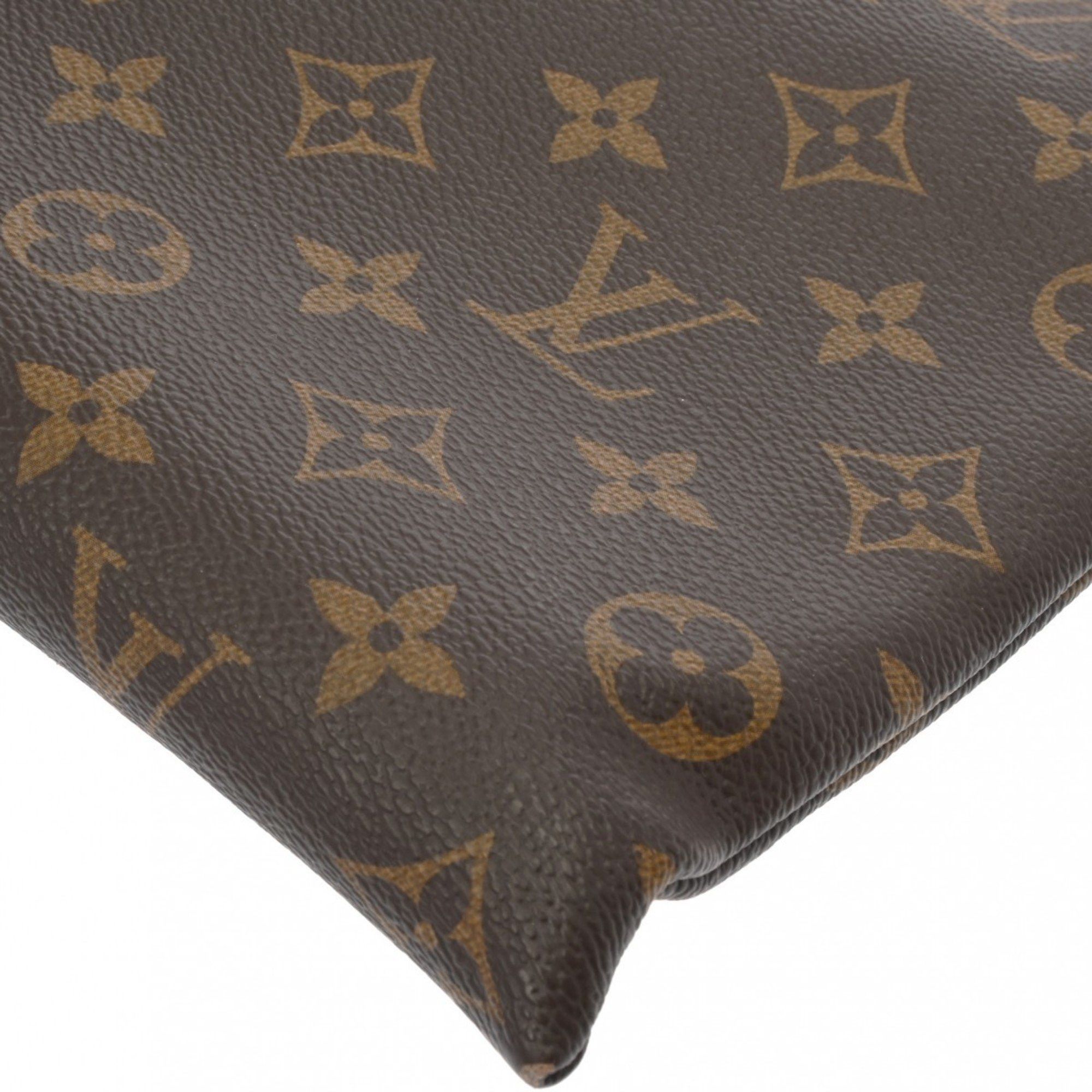 Louis Vuitton Louis Vuitton Monogram Solaray Pochette Clutch Bag Brown/Black/Orange M44484 Men's Canvas Second Size ONE SIZE - 8 Thumbnail