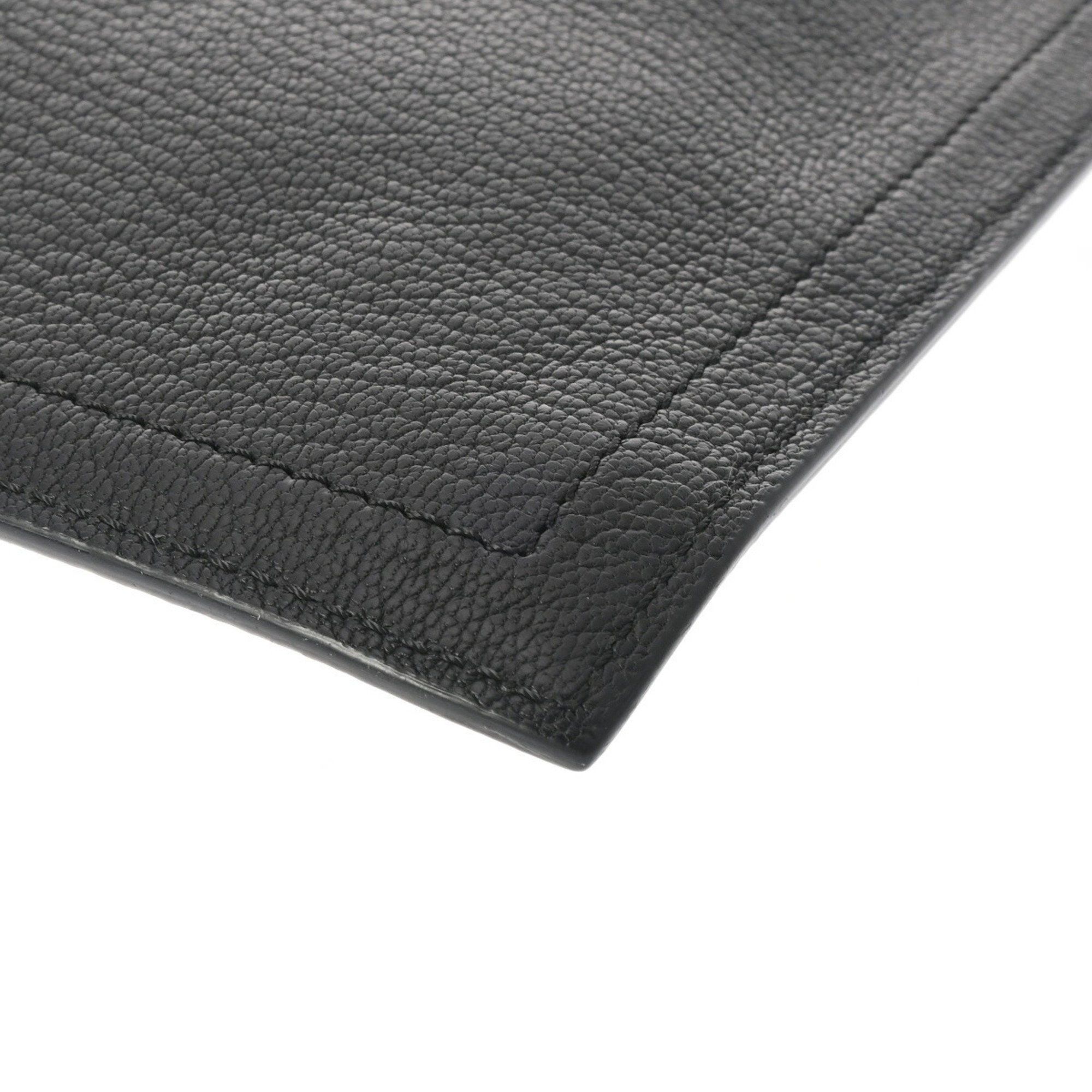 Givenchy GIVENCHY Black men's leather clutch bag Size ONE SIZE - 7 Thumbnail