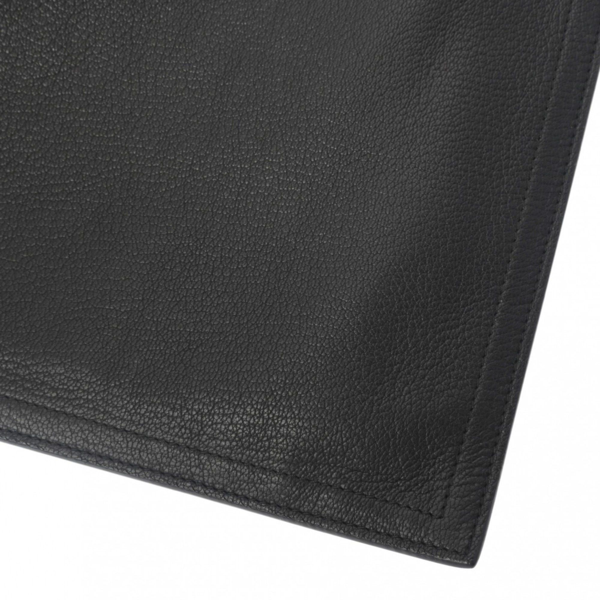 Givenchy GIVENCHY Black men's leather clutch bag Size ONE SIZE - 9 Thumbnail