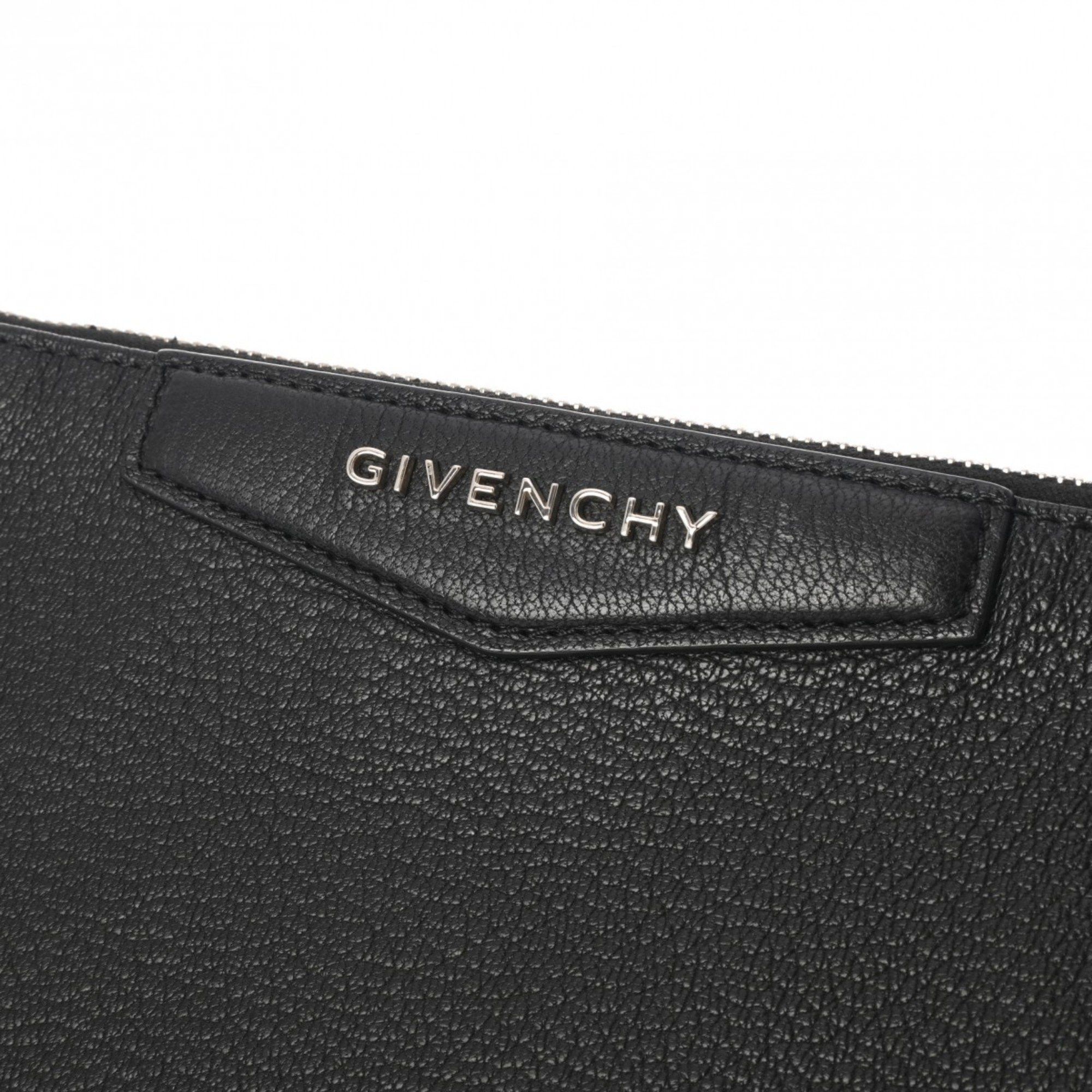 Givenchy GIVENCHY Black men's leather clutch bag Size ONE SIZE - 10 Thumbnail
