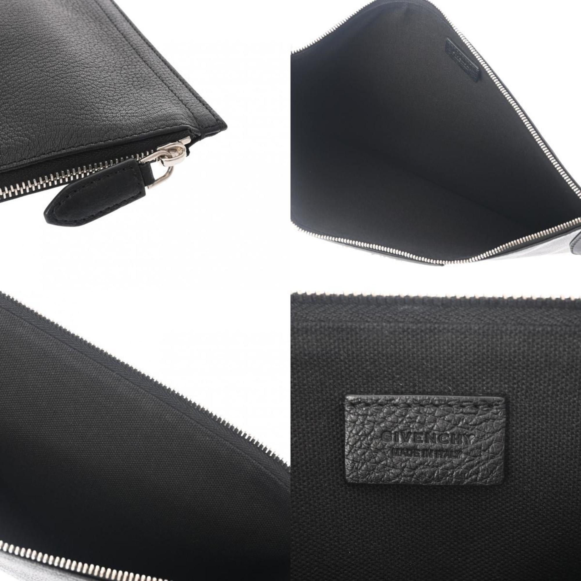 Givenchy GIVENCHY Black men's leather clutch bag Size ONE SIZE - 12 Thumbnail