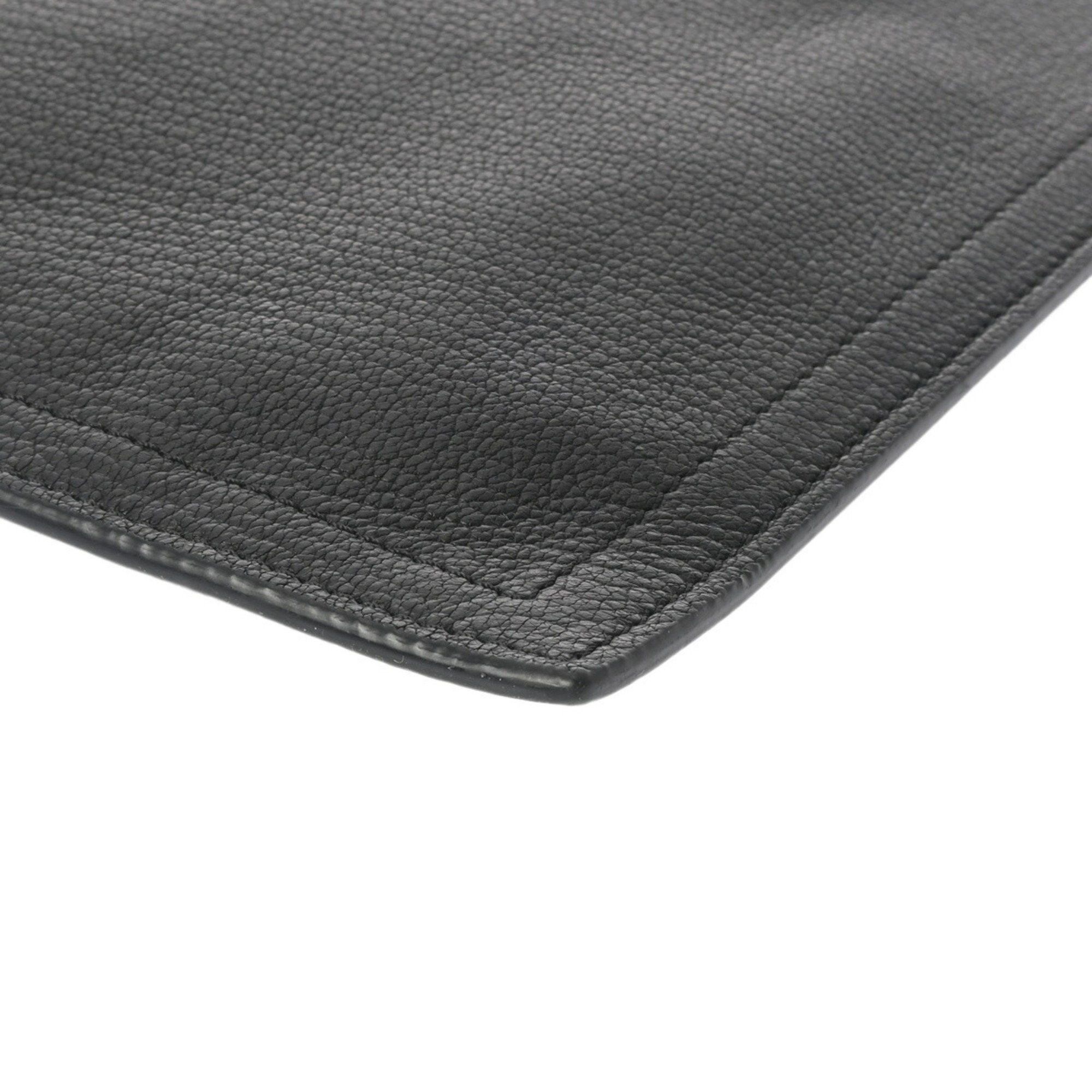 Givenchy GIVENCHY Black men's leather clutch bag Size ONE SIZE - 5 Thumbnail