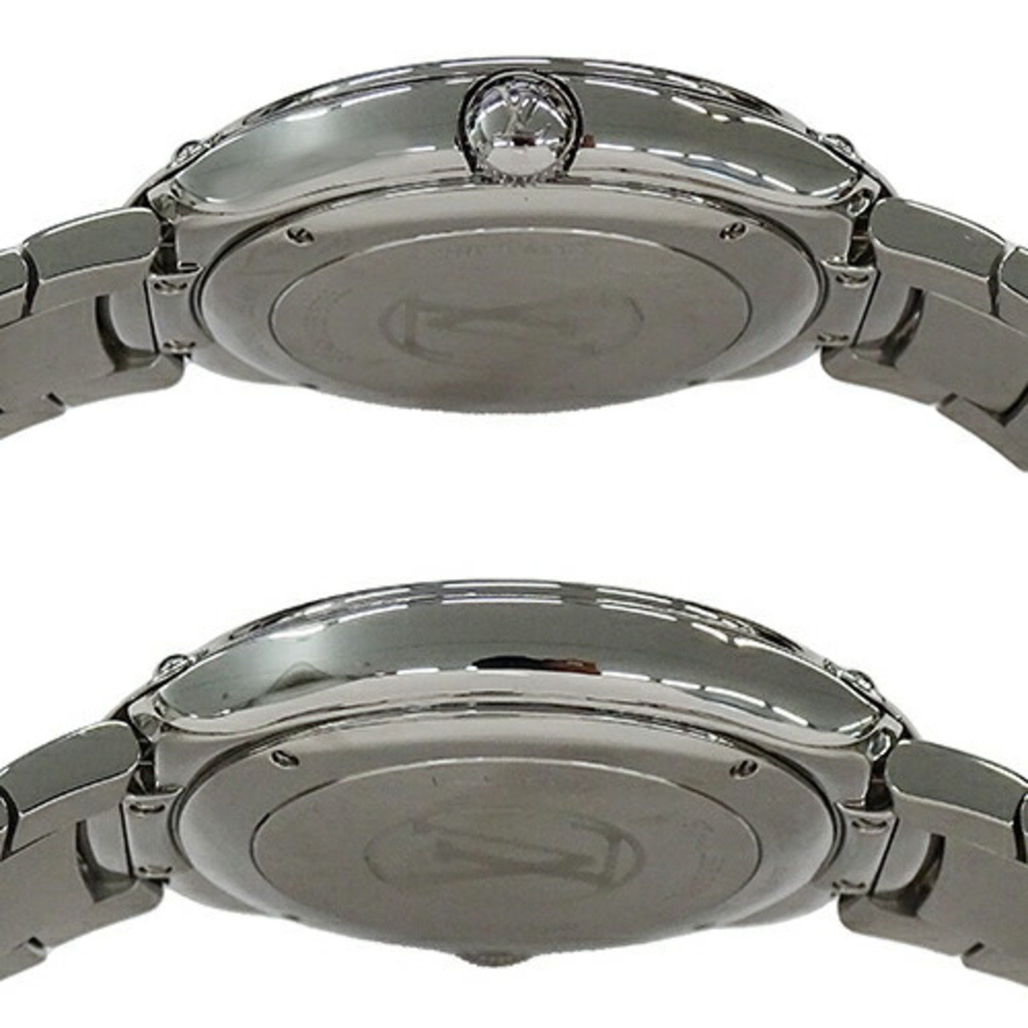Louis Vuitton Louis Vuitton Watch Men's Fifty Five GMT Date Automatic AT Stainless Steel SS Q6D30 Silver Gray Polished Size ONE SIZE - 4 Thumbnail