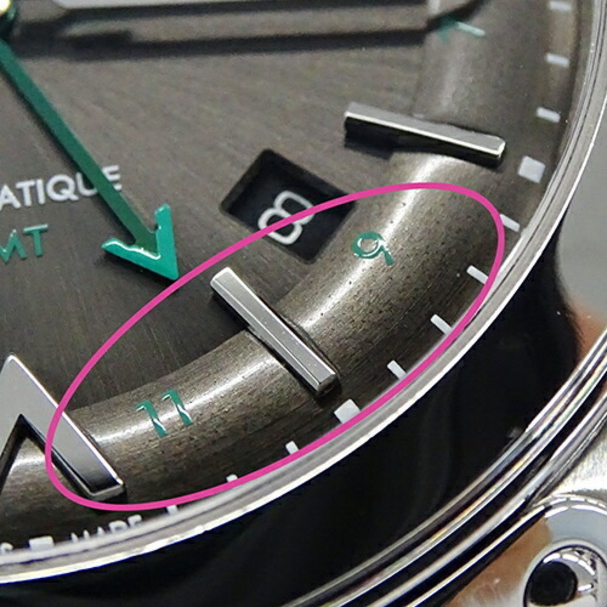 Louis Vuitton Louis Vuitton Watch Men's Fifty Five GMT Date Automatic AT Stainless Steel SS Q6D30 Silver Gray Polished Size ONE SIZE - 12 Thumbnail