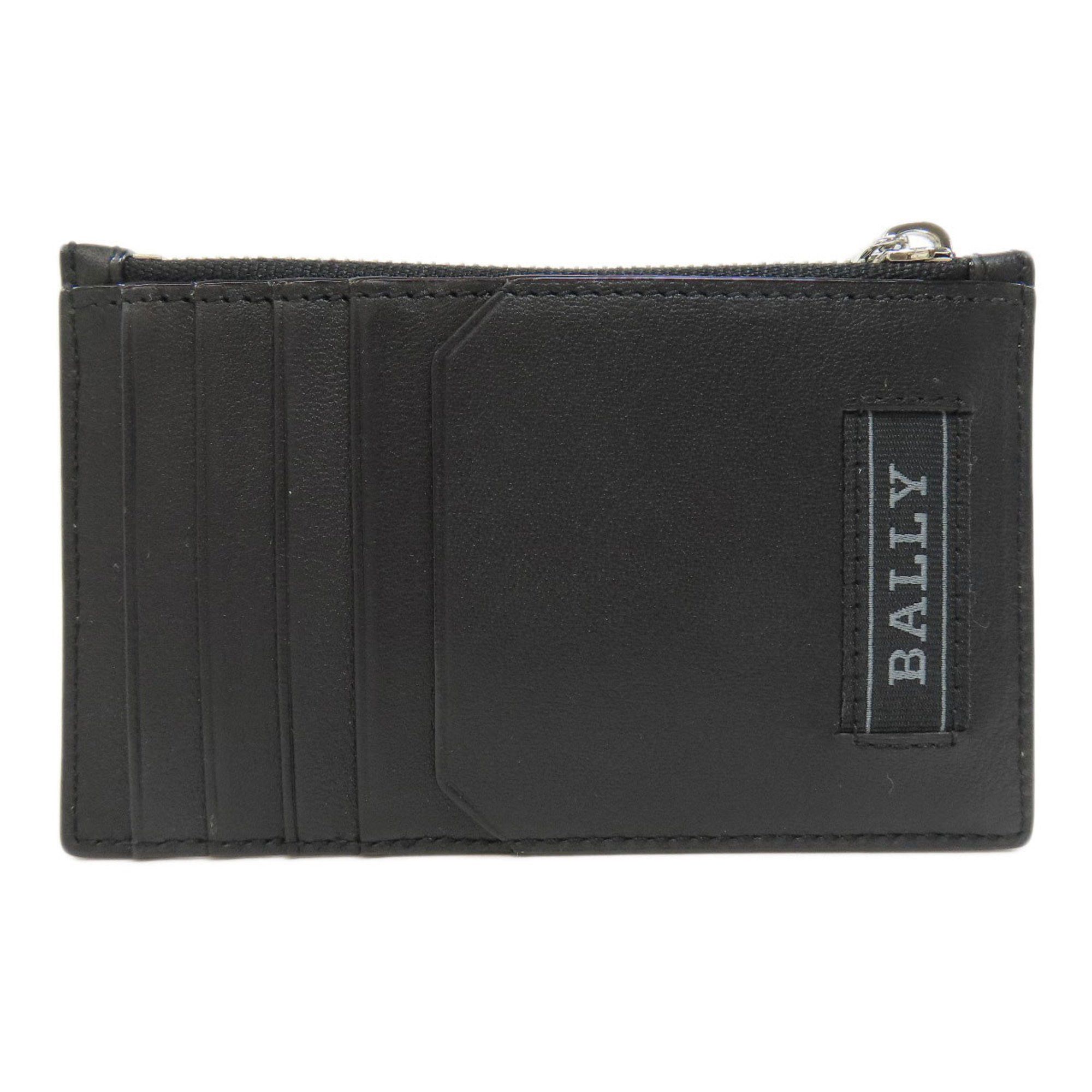Bally Bally Stripe Business Card Holder/Card Case Leather Women's Size ONE SIZE - 2 Thumbnail