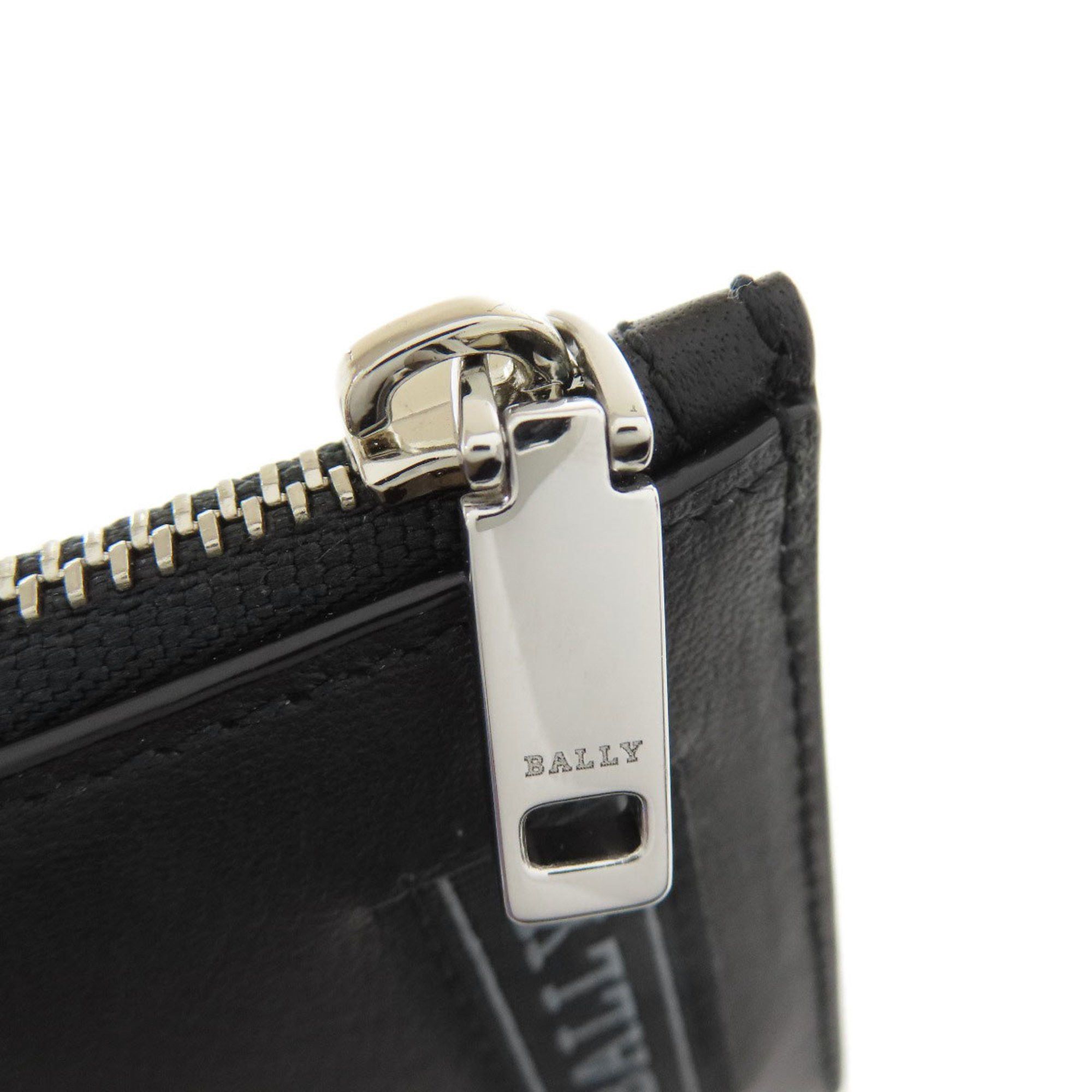 Bally Bally Stripe Business Card Holder/Card Case Leather Women's Size ONE SIZE - 8 Thumbnail
