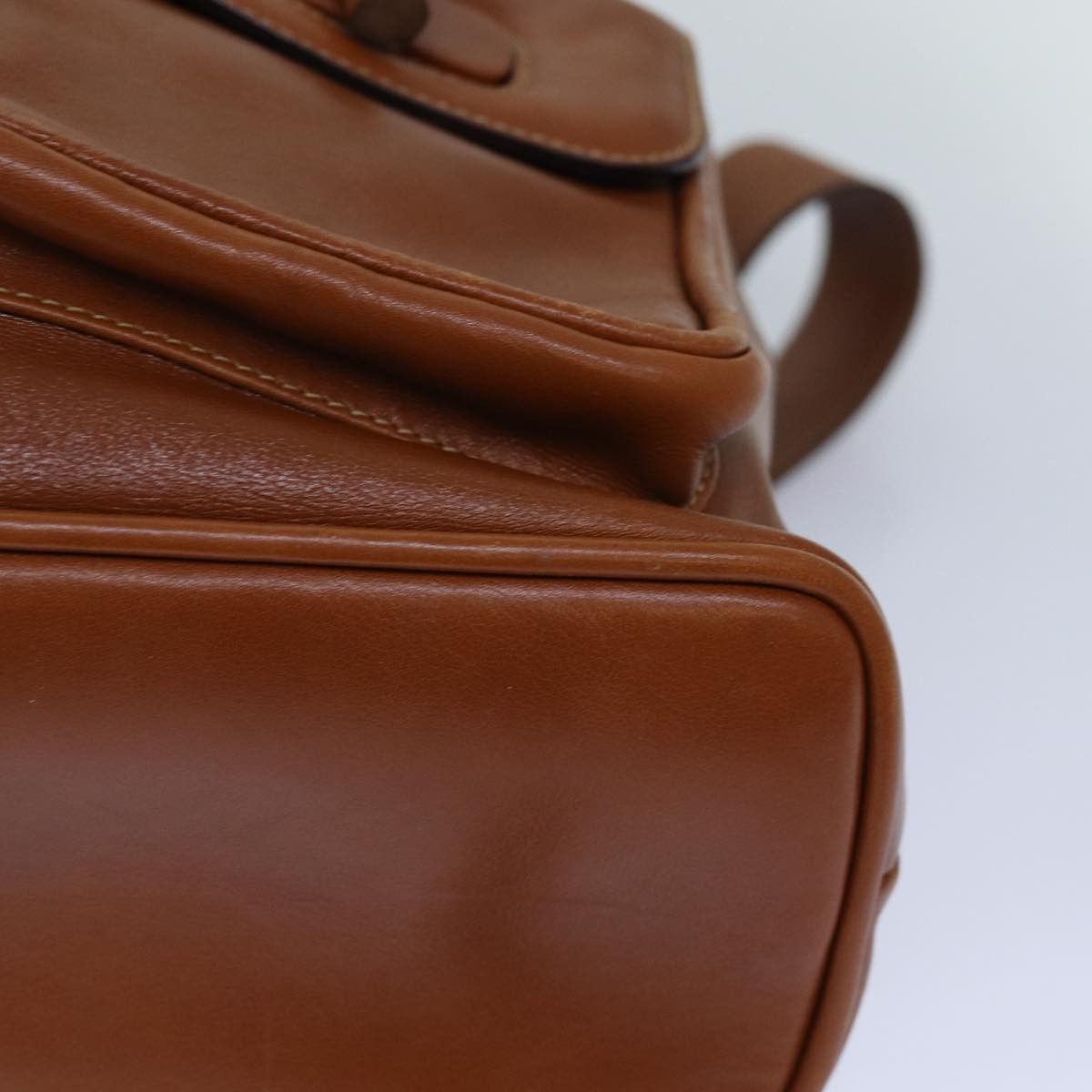 Gucci Bamboo Brown Leather Backpack Bag (Pre-Owned) Size ONE SIZE - 15 Thumbnail