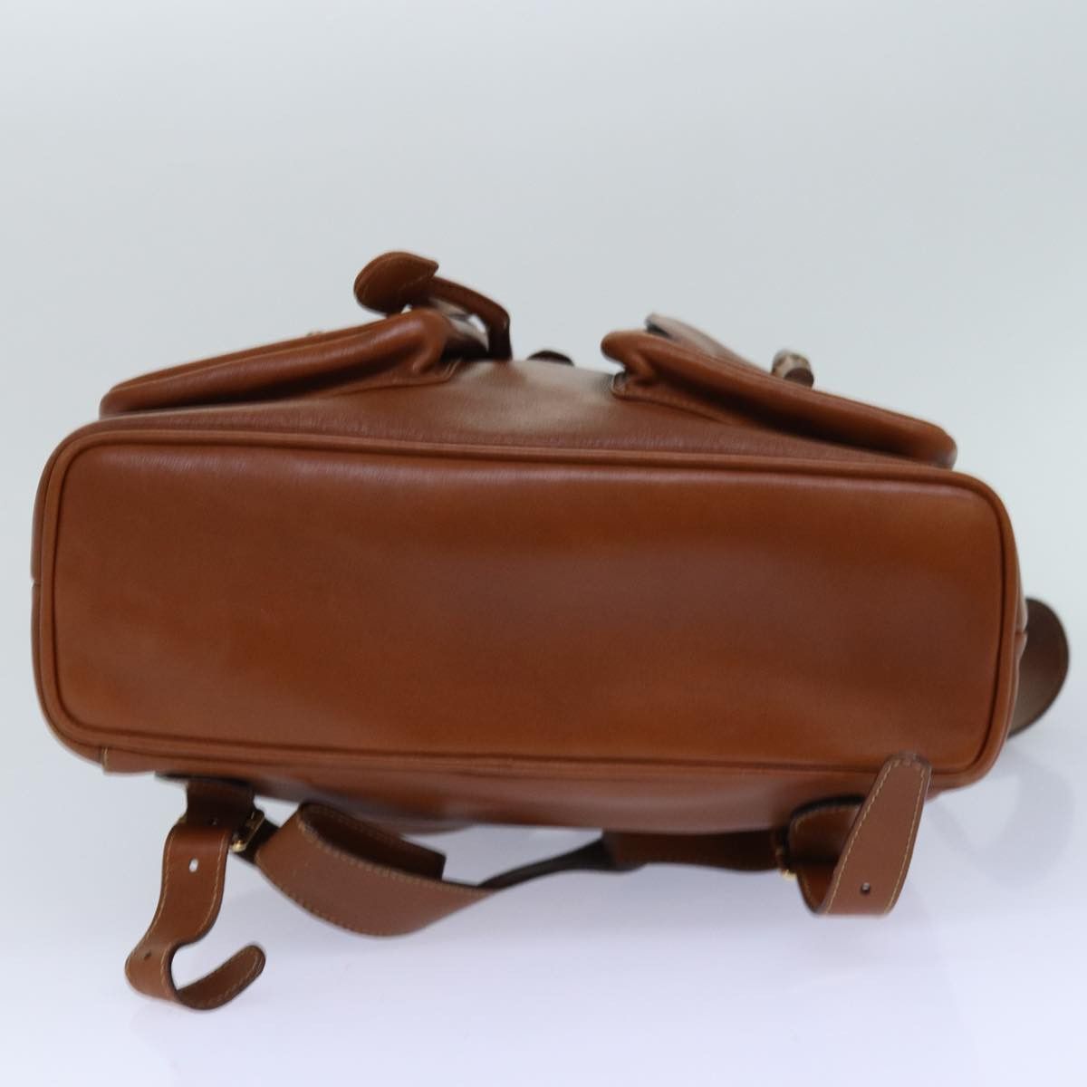 Gucci Bamboo Brown Leather Backpack Bag (Pre-Owned) Size ONE SIZE - 3 Thumbnail