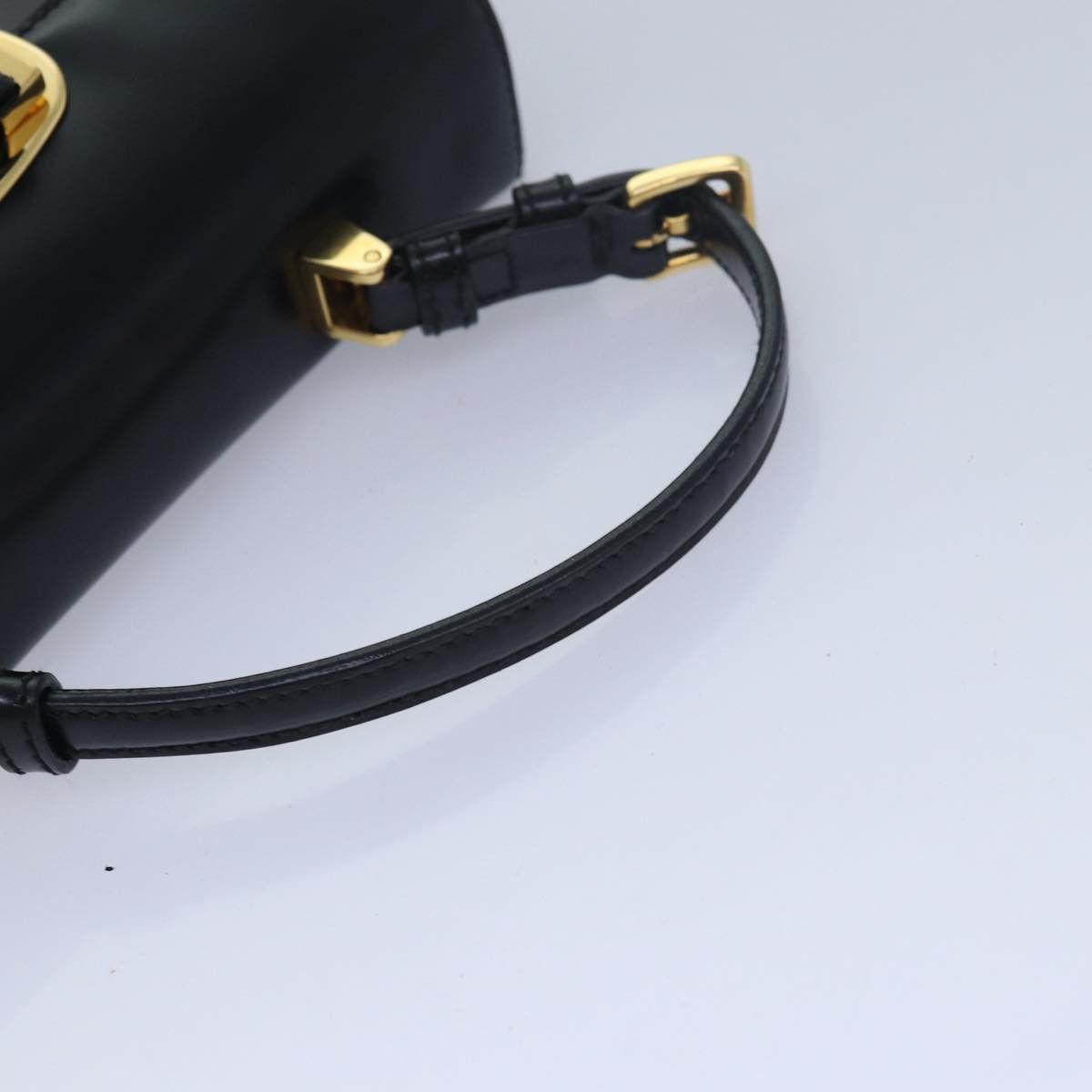Prada Ribbon Black Leather Handbag (Pre-Owned) Size ONE SIZE - 15 Thumbnail