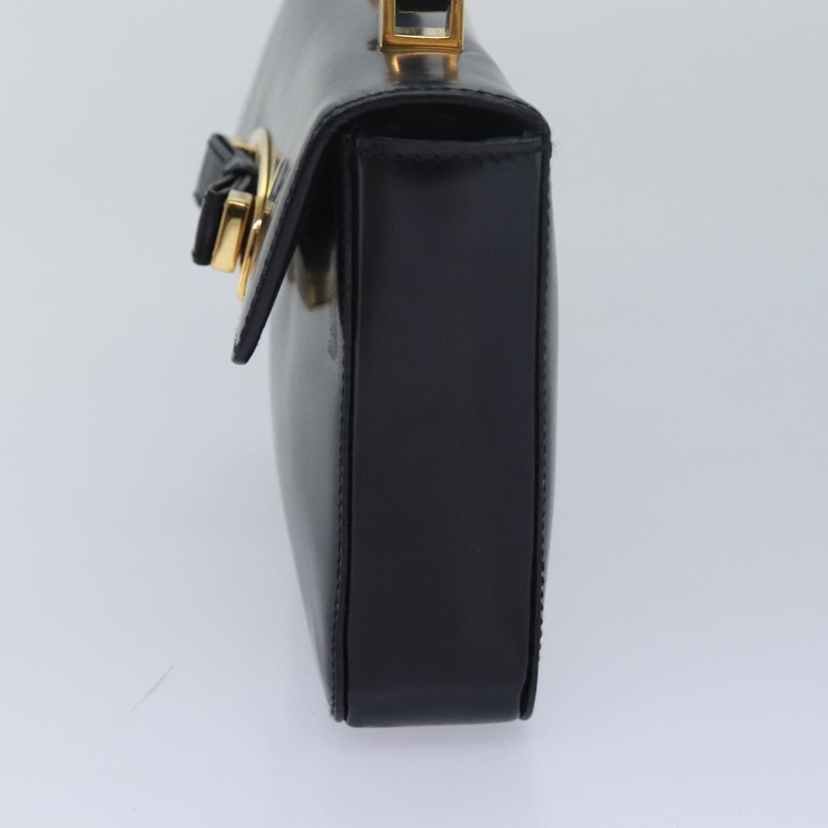 Prada Ribbon Black Leather Handbag (Pre-Owned) Size ONE SIZE - 14 Thumbnail