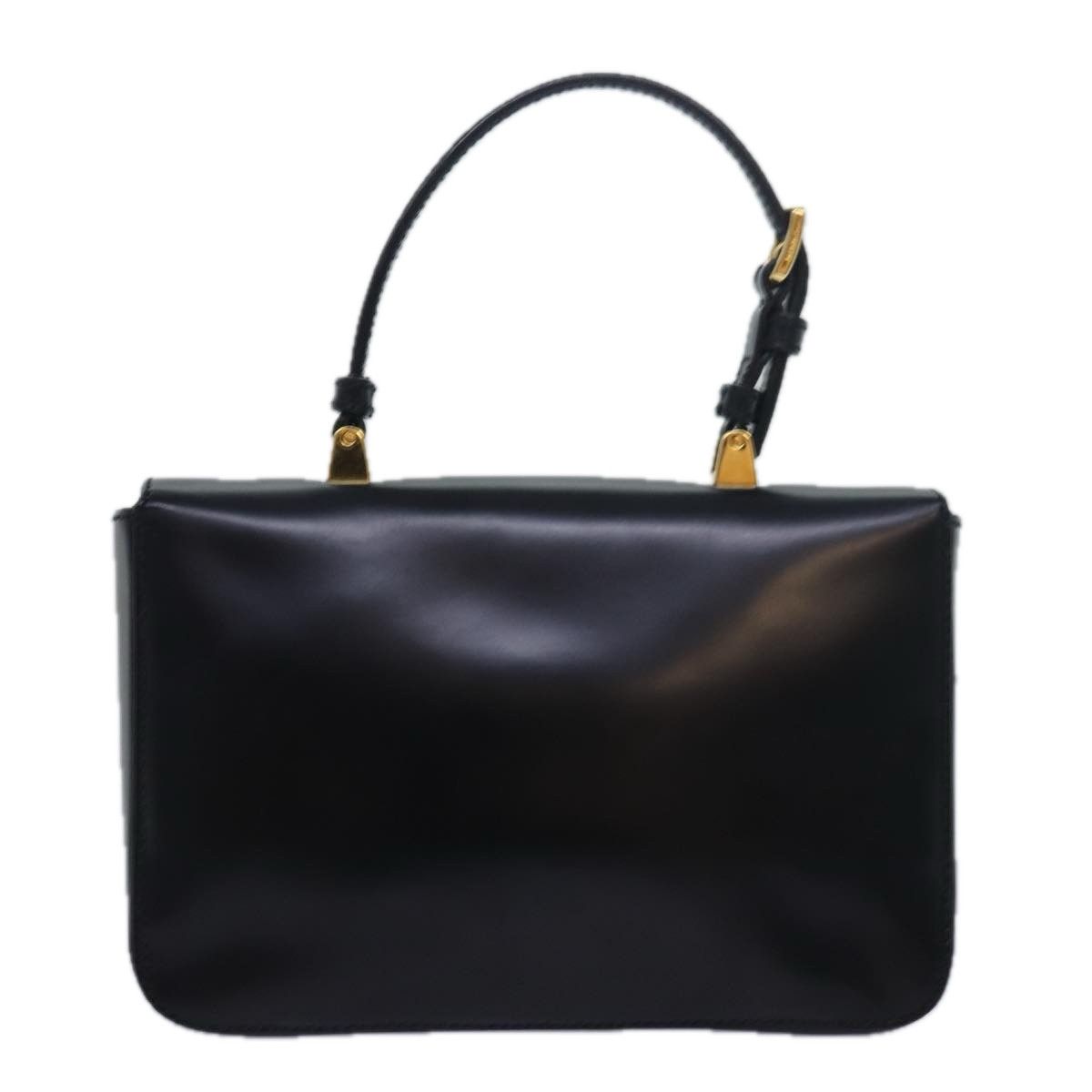 Prada Ribbon Black Leather Handbag (Pre-Owned) Size ONE SIZE - 2 Thumbnail