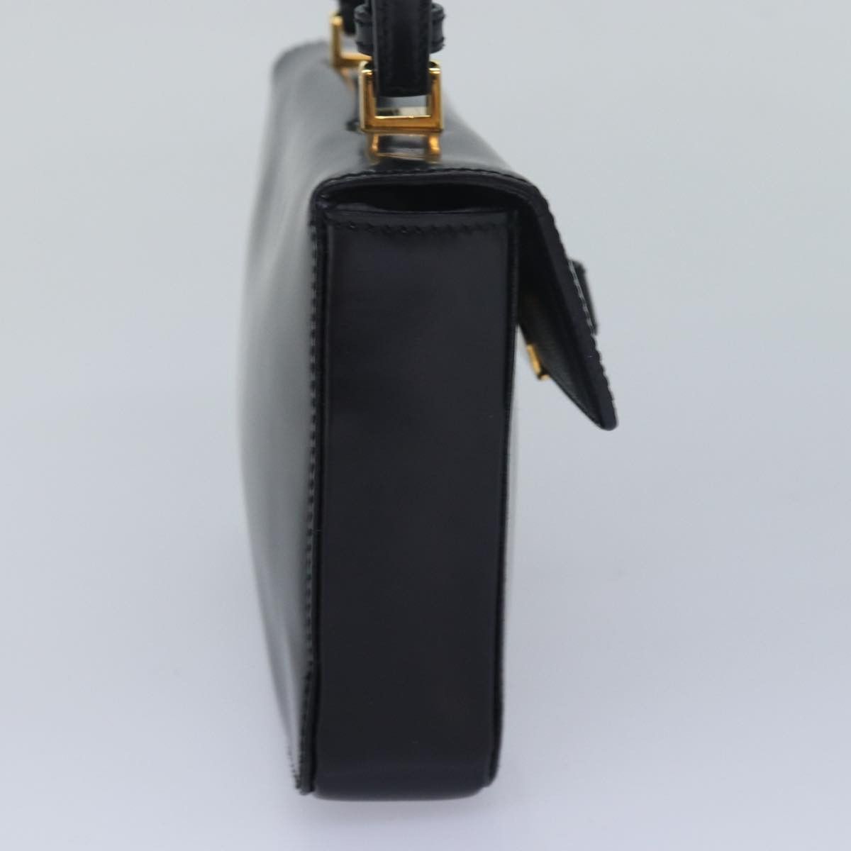 Prada Ribbon Black Leather Handbag (Pre-Owned) Size ONE SIZE - 13 Thumbnail