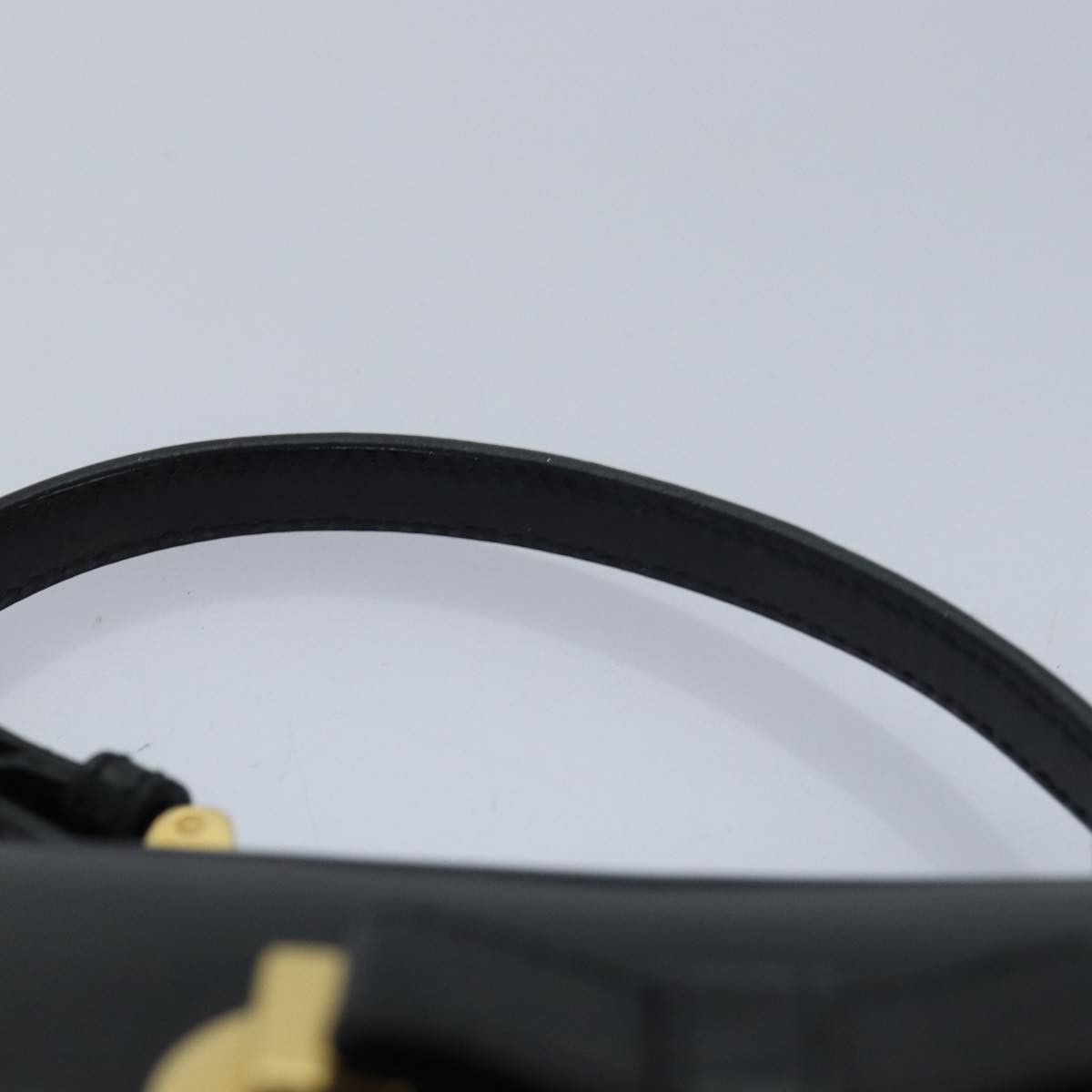 Prada Ribbon Black Leather Handbag (Pre-Owned) Size ONE SIZE - 16 Thumbnail