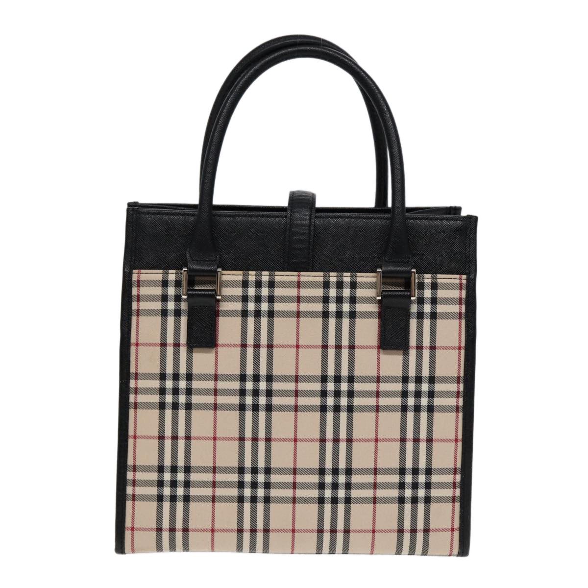 Burberry Nova Check Beige Canvas Handbag (Pre-Owned) Size ONE SIZE - 2 Thumbnail