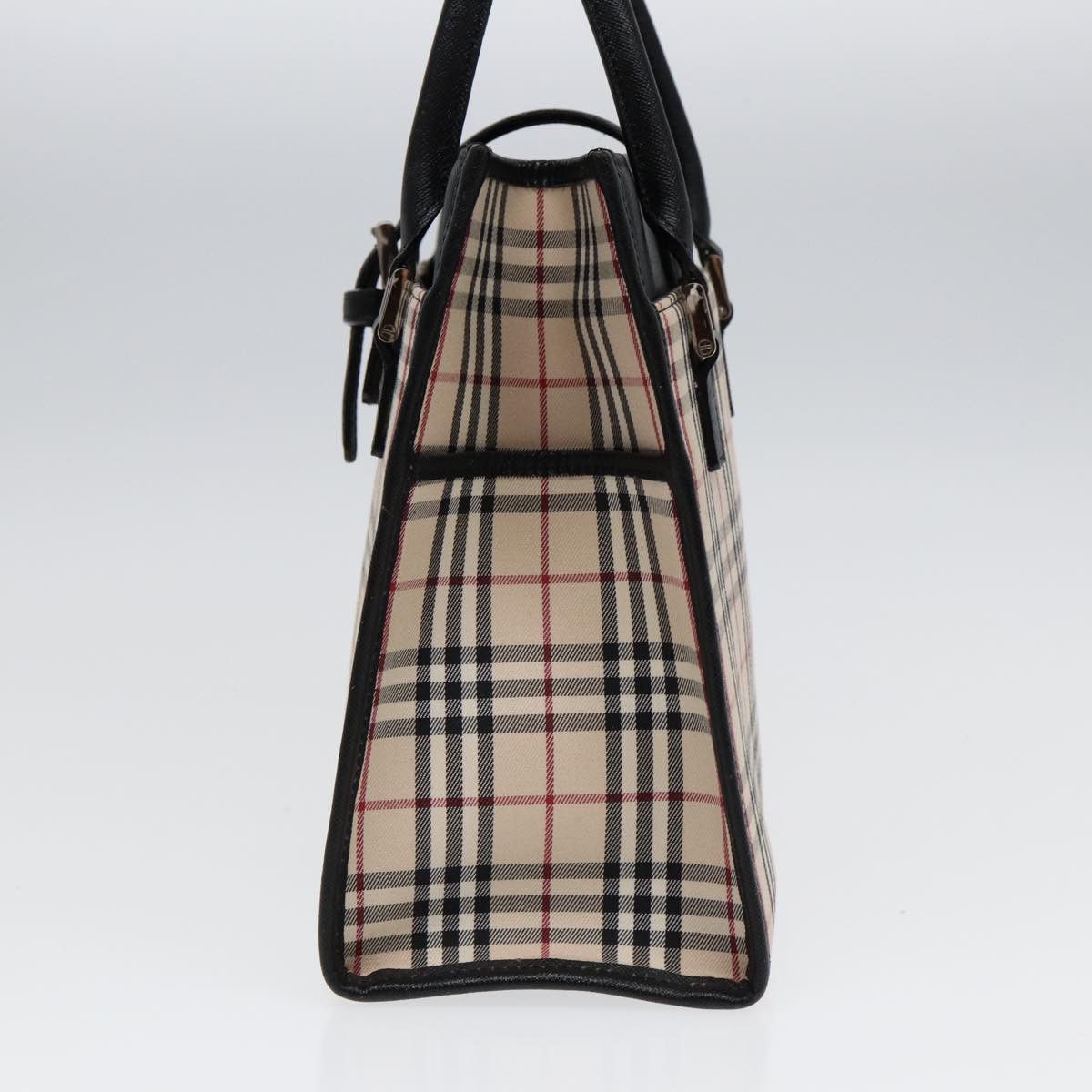 Burberry Nova Check Beige Canvas Handbag (Pre-Owned) Size ONE SIZE - 11 Thumbnail