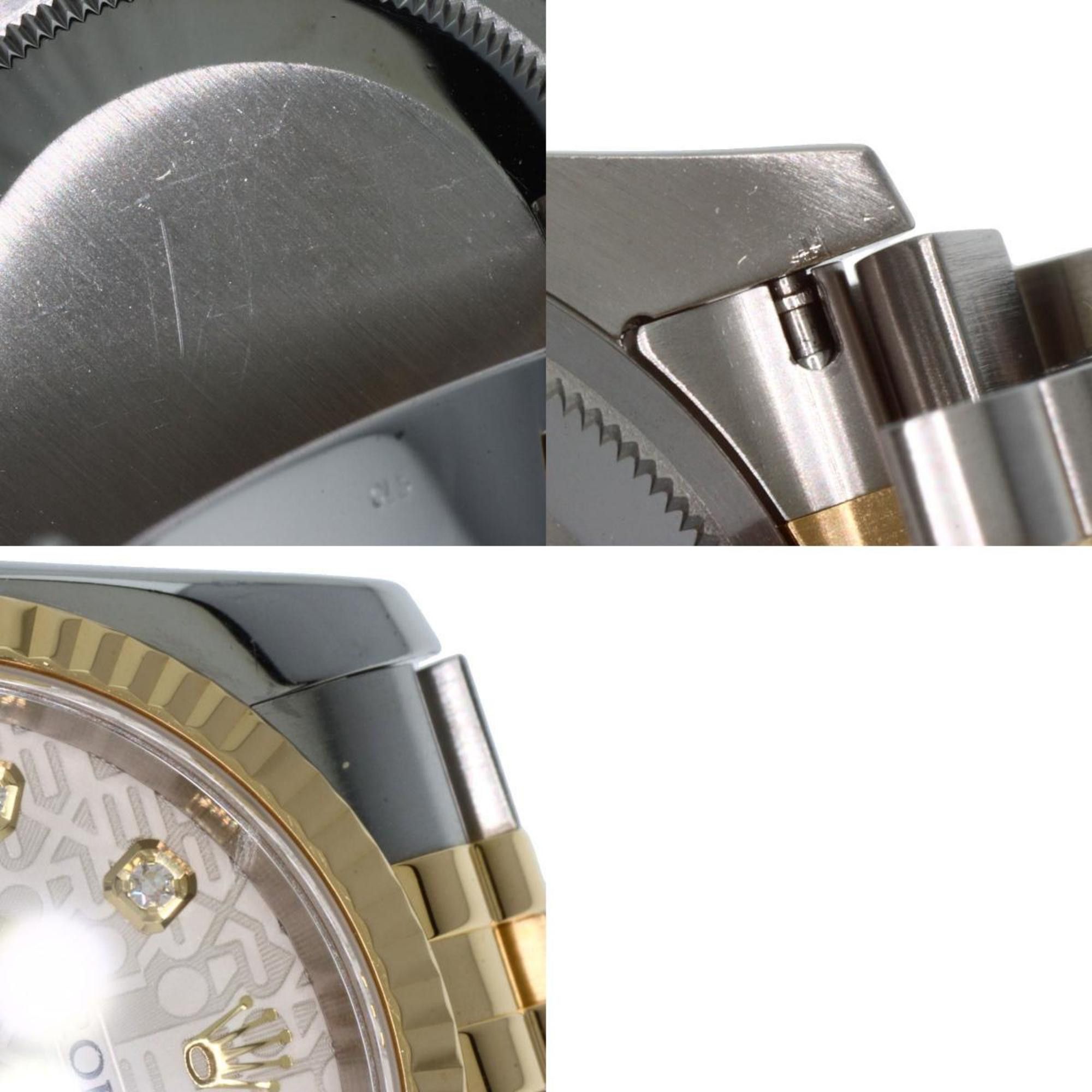 Rolex Rolex 116233G Datejust 10P Diamond Horicon Watch Stainless Steel SSxK18YG K18YG Men's ROLEX Size ONE SIZE - 10 Thumbnail