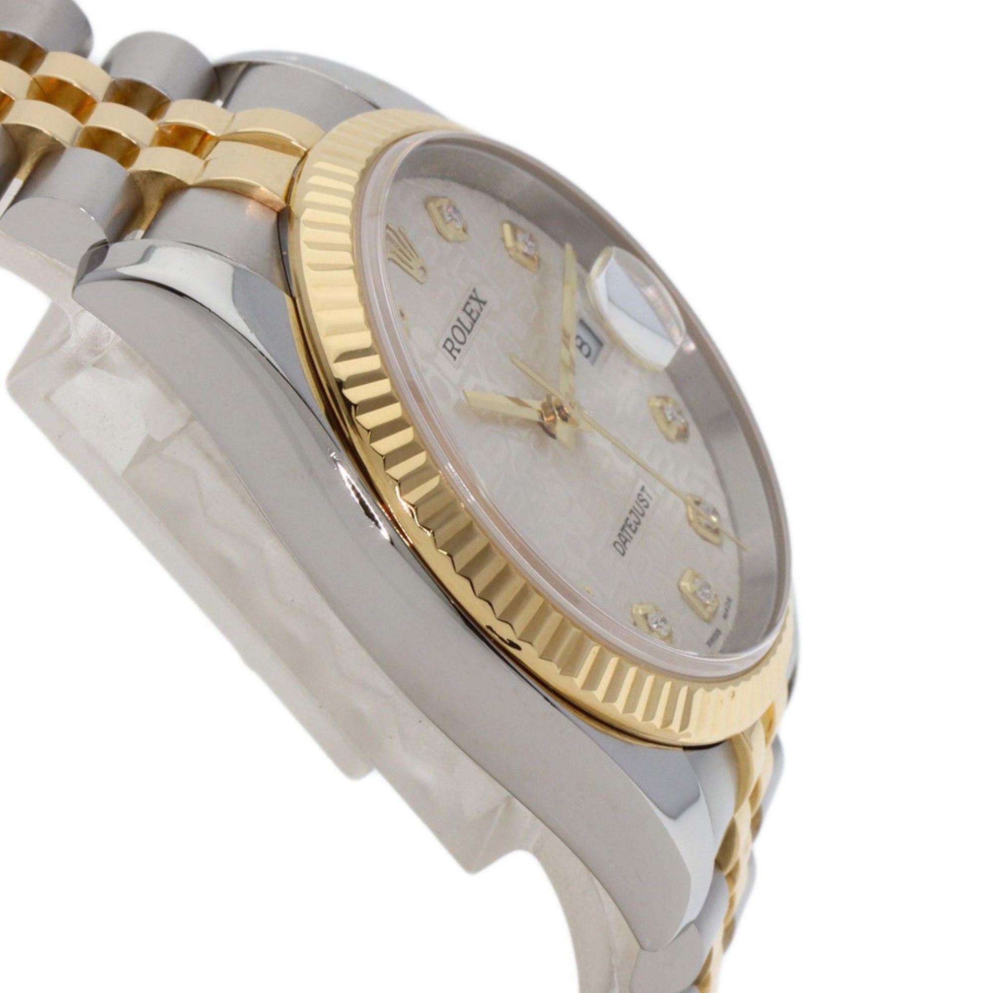 Rolex Rolex 116233G Datejust 10P Diamond Horicon Watch Stainless Steel SSxK18YG K18YG Men's ROLEX Size ONE SIZE - 6 Thumbnail