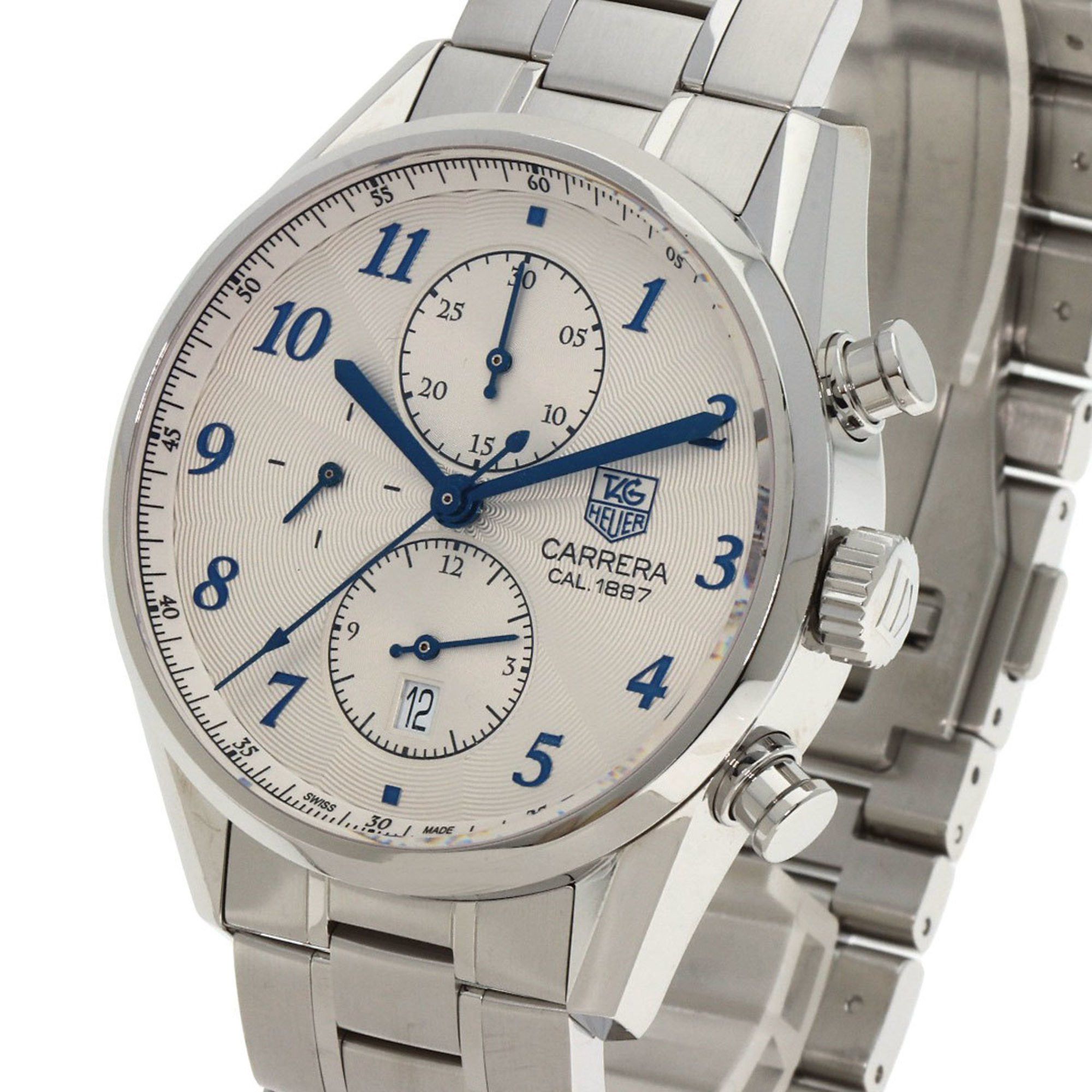 Tag Heuer TAG Heuer CAR2114 Carrera Calibre 1887 Watch Stainless Steel SS Men's HEUER Size ONE SIZE - 3 Thumbnail
