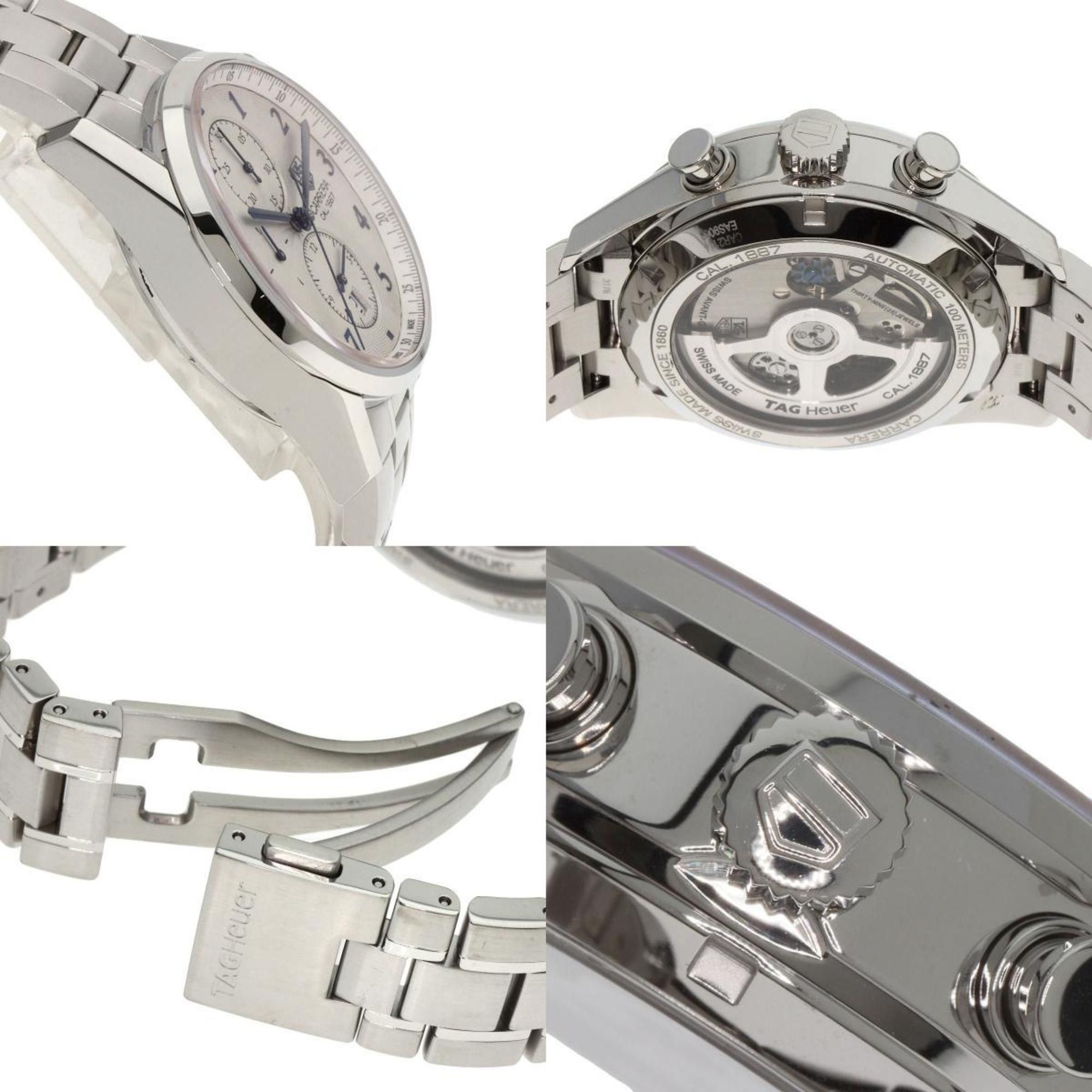 Tag Heuer TAG Heuer CAR2114 Carrera Calibre 1887 Watch Stainless Steel SS Men's HEUER Size ONE SIZE - 6 Thumbnail