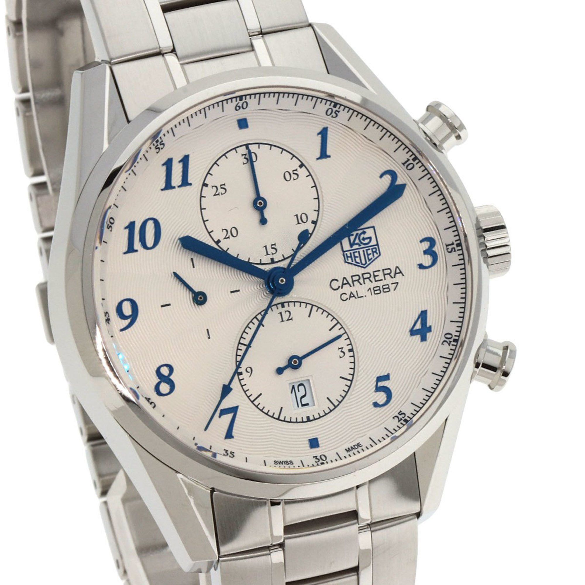 Tag Heuer TAG Heuer CAR2114 Carrera Calibre 1887 Watch Stainless Steel SS Men's HEUER Size ONE SIZE - 4 Thumbnail